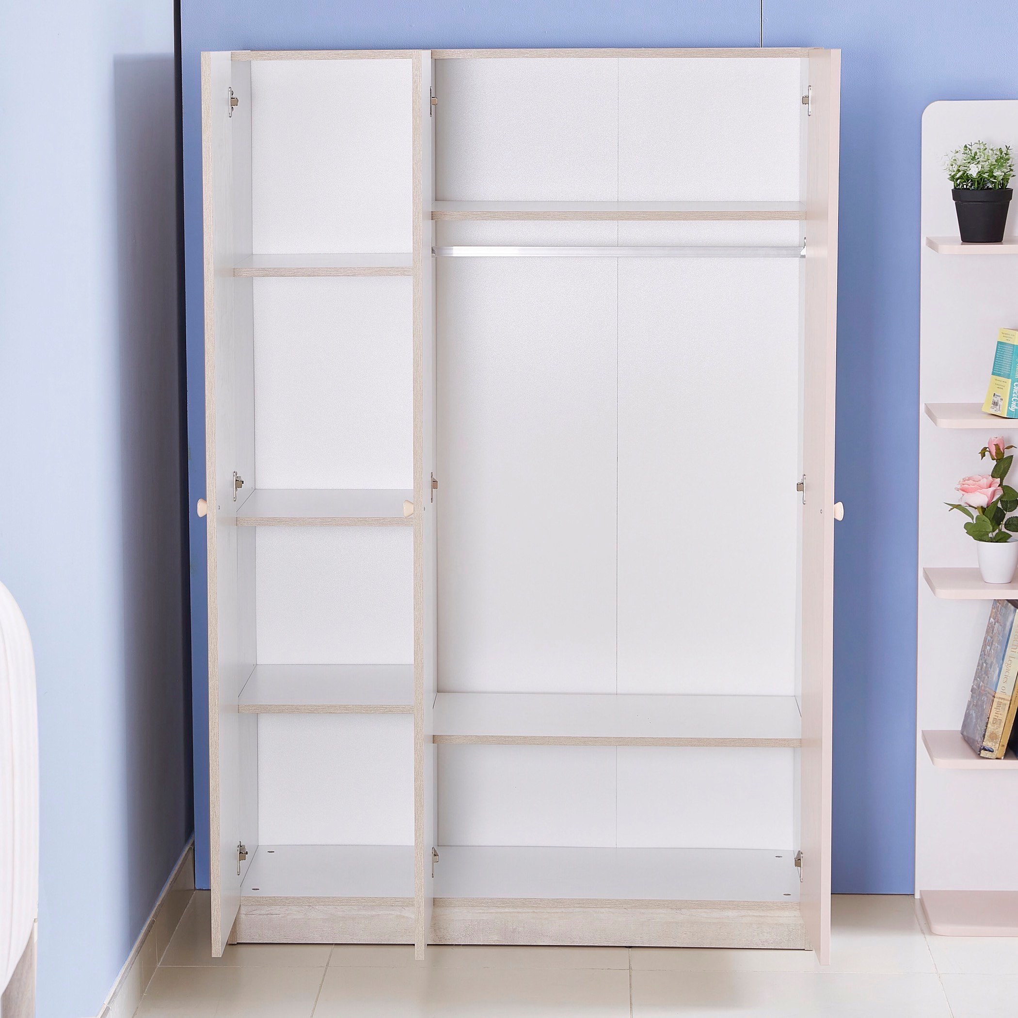 خزانة ملابس 3 أبواب بمرآة من كاندي-hbxfurniture-wardrobes-image-4
