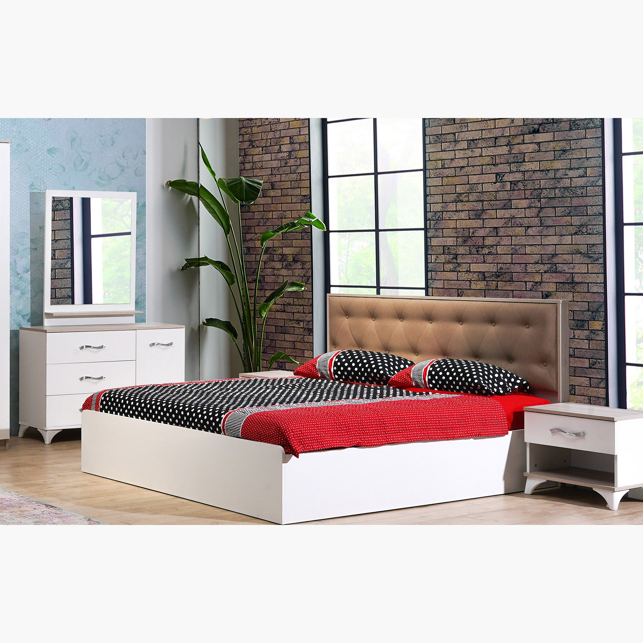 Movo Toronto 5-Piece King Bedroom Set - 180x200 cm-hbxbedroom-bedsandbedsets-bedroomsets-king-image-1