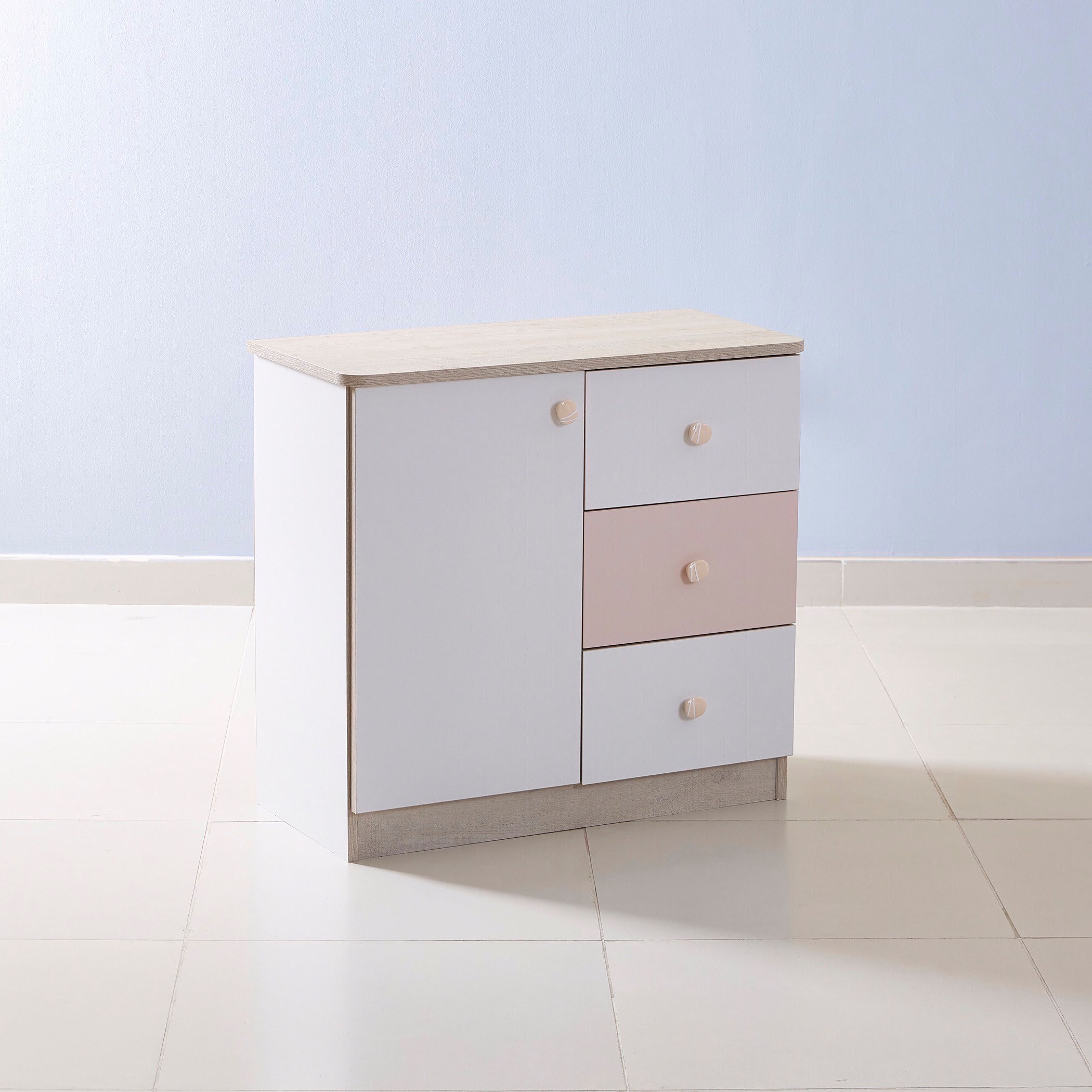 طاولة تزيين بباب واحد و3 أدراج دون مرآة من كاندي-hbxfurniture-kidsroom-kidsdressersandmirrors-image-3