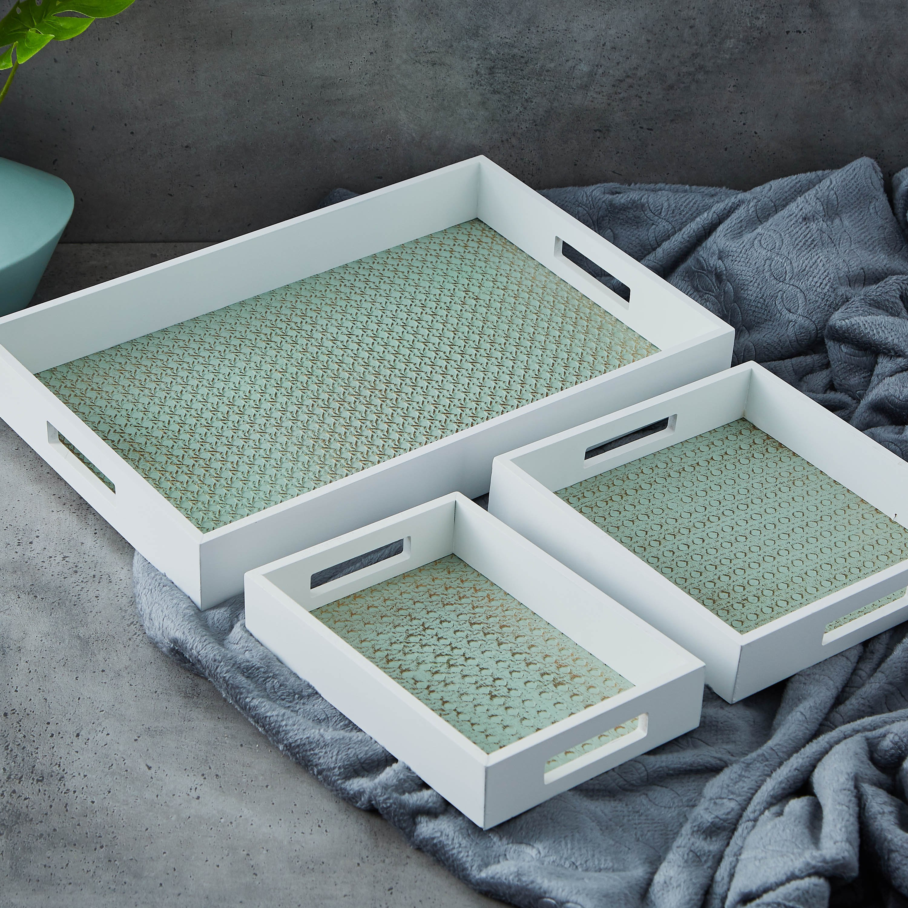 صينية خشبية بتصميم سلة منسوجة من زيلا - طقم من 3 قطع-hbxhomeware-hbxdecorandfurnishings-image-1