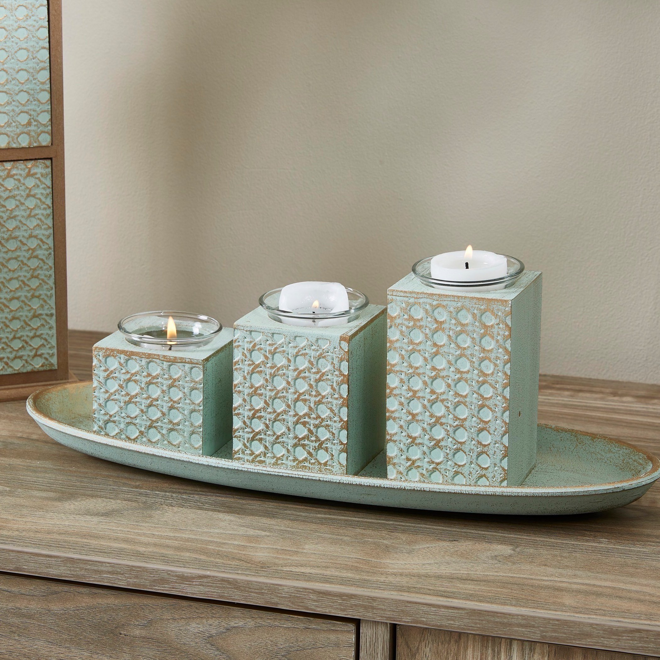 Zyla Basket Weave Wooden Candleholder-hbxlivingroom-decorandaccessories-candleholders-image-8