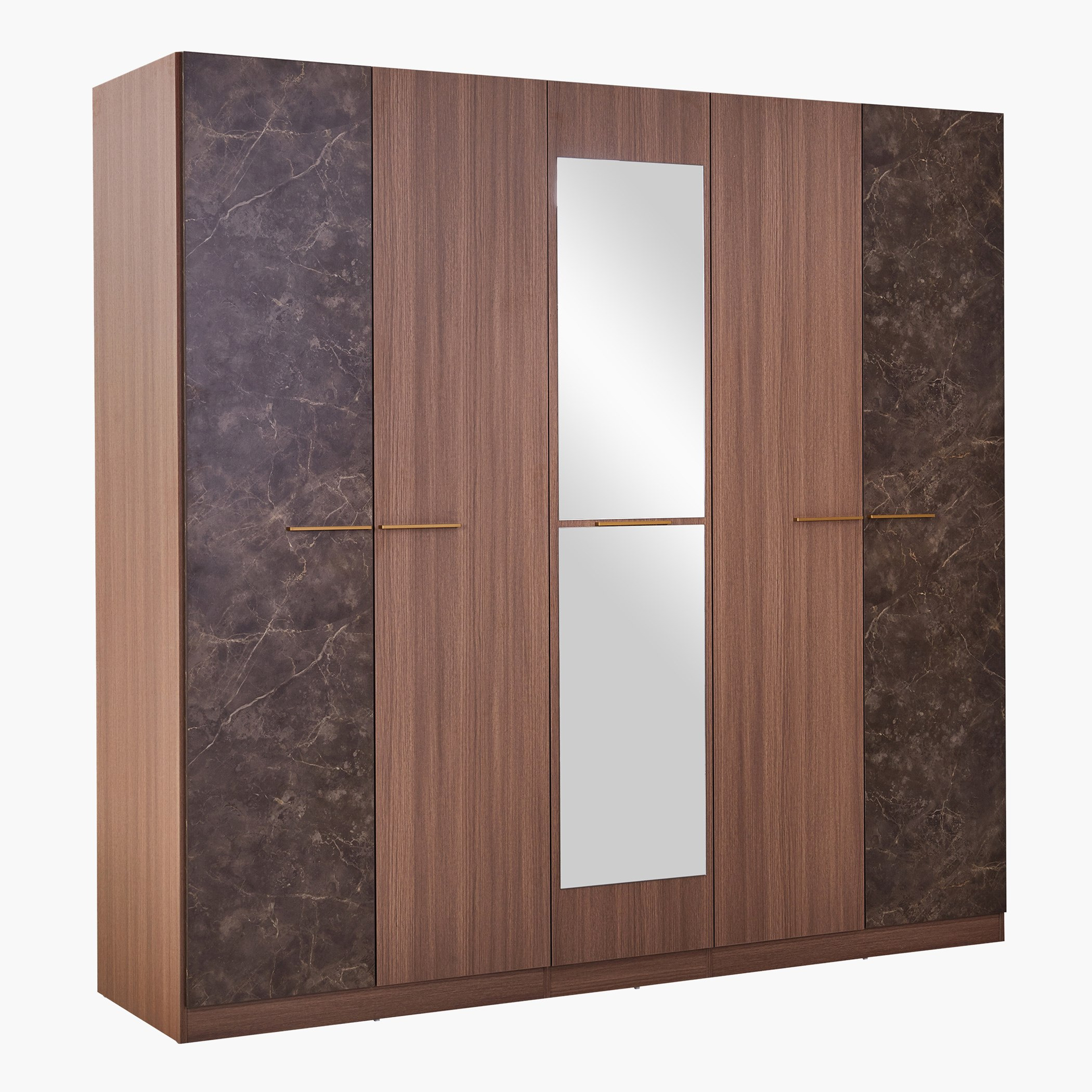 خزانة ملابس 5 أبواب بمرآة من كاينا-hbxfurniture-wardrobes-image-1