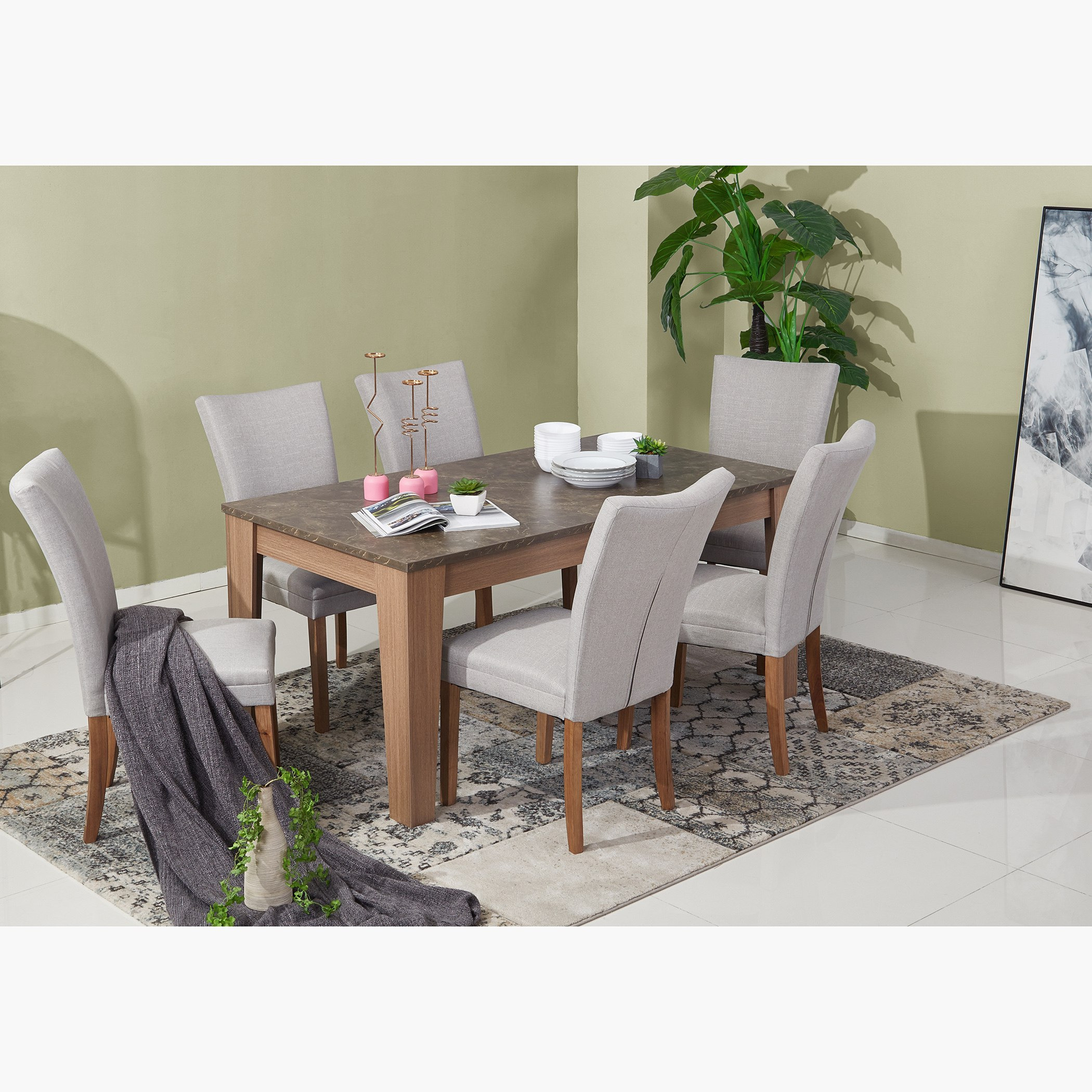 home box dining table 6 seater