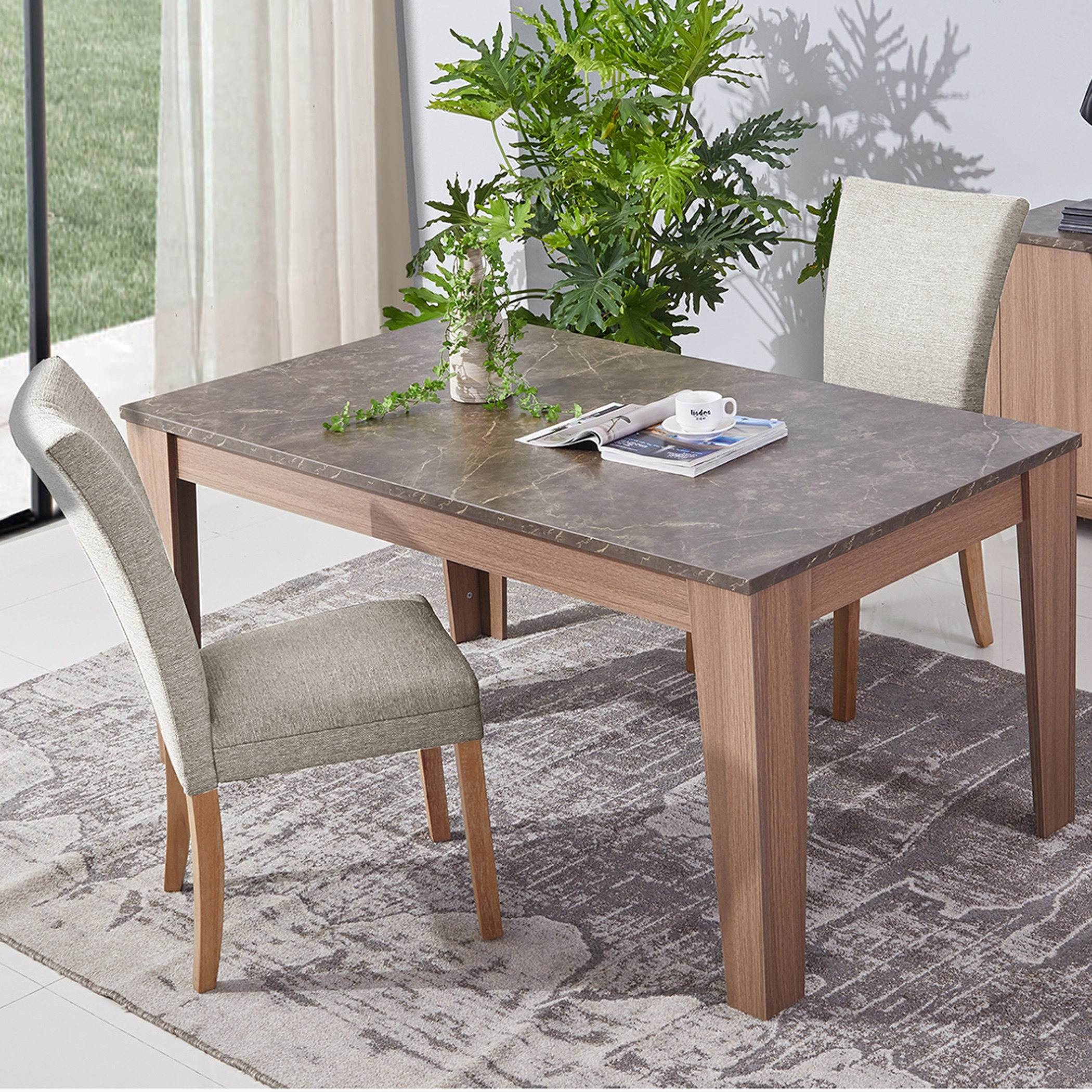 طقم سفرة 6 مقاعد من كاينا-hbxfurniture-diningtablesandsets-diningsets-sixseater-image-2