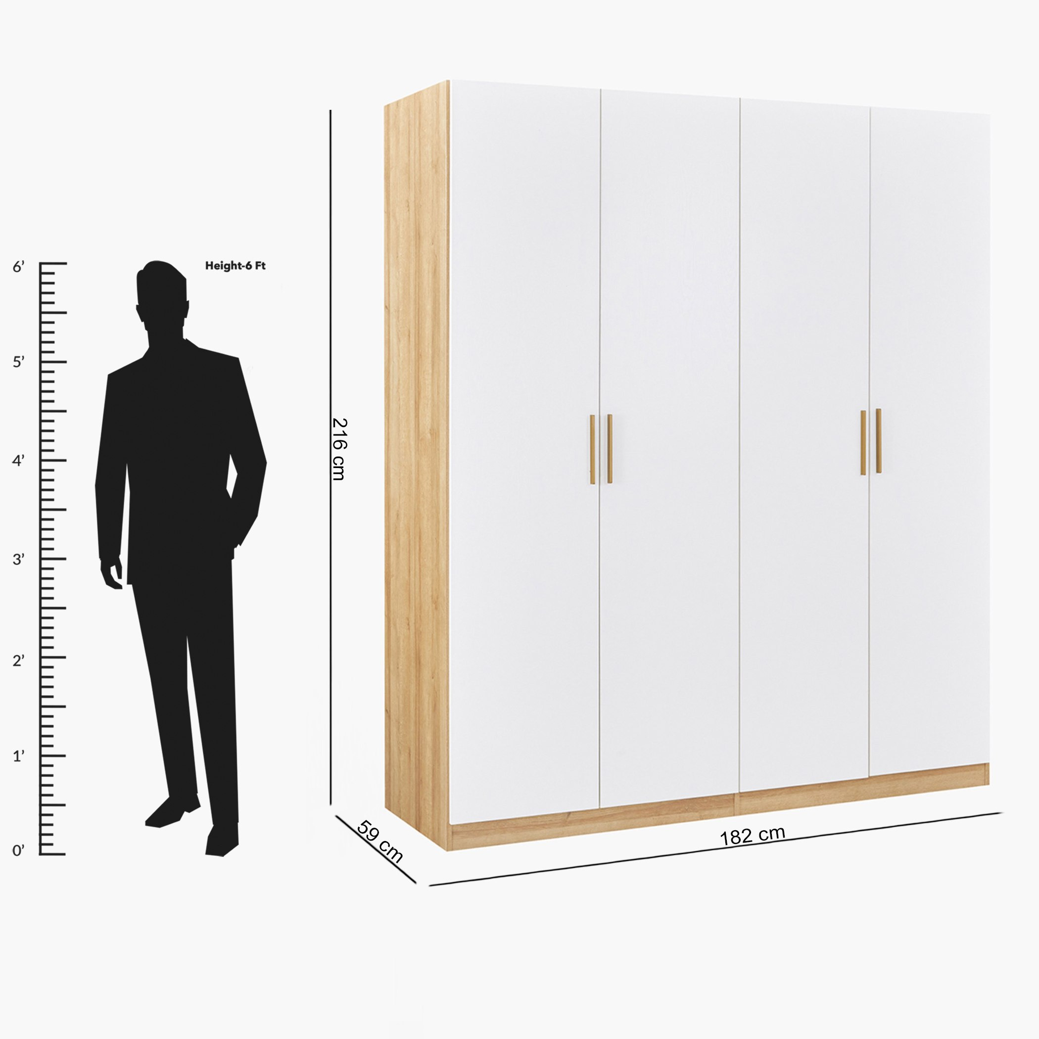 Berlin 4-Door Wardrobe-hbxfurniture-wardrobes-image-9