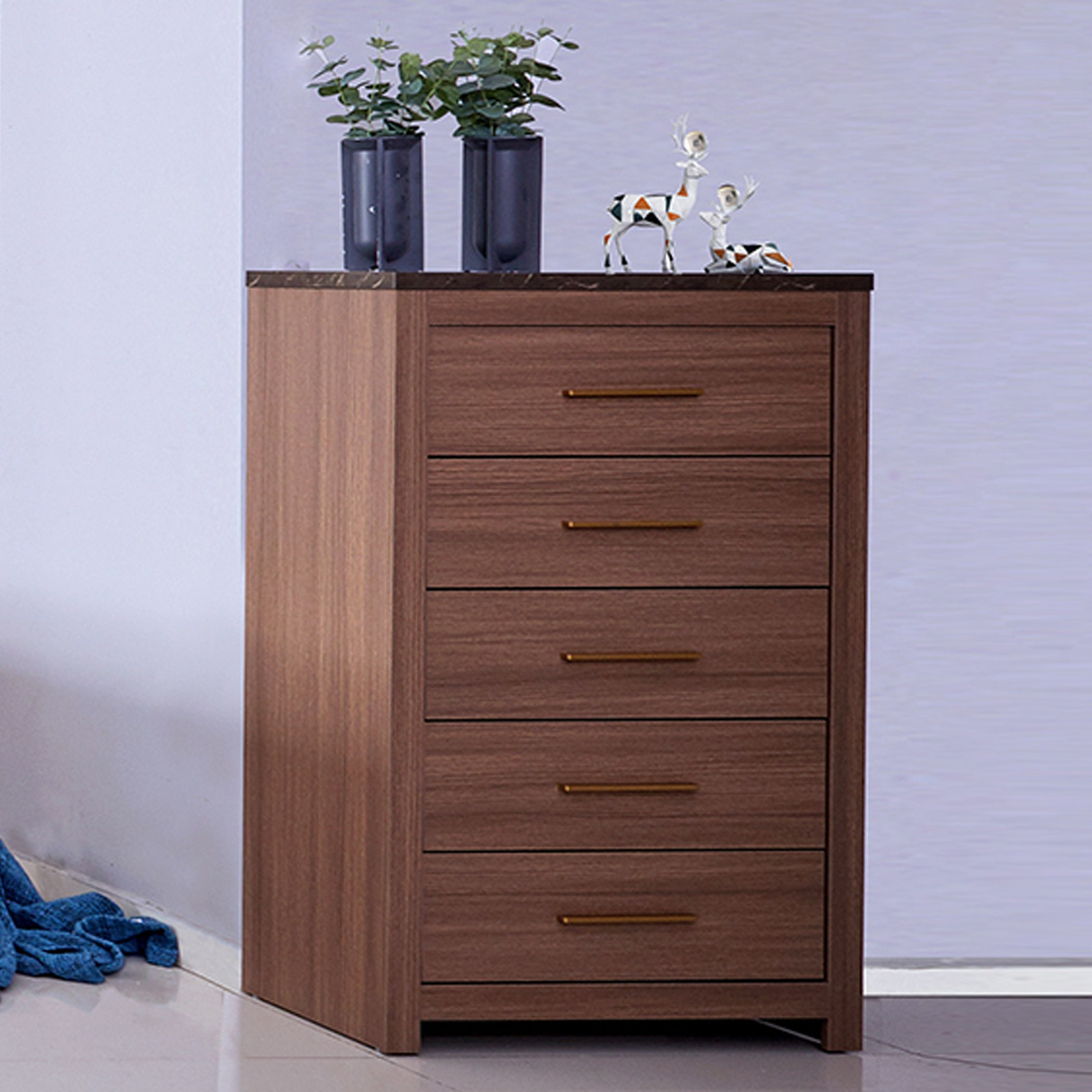 وحدة 5 أدراج من كاينا-hbxfurniture-dressersandchests-chestofdrawers-image-1