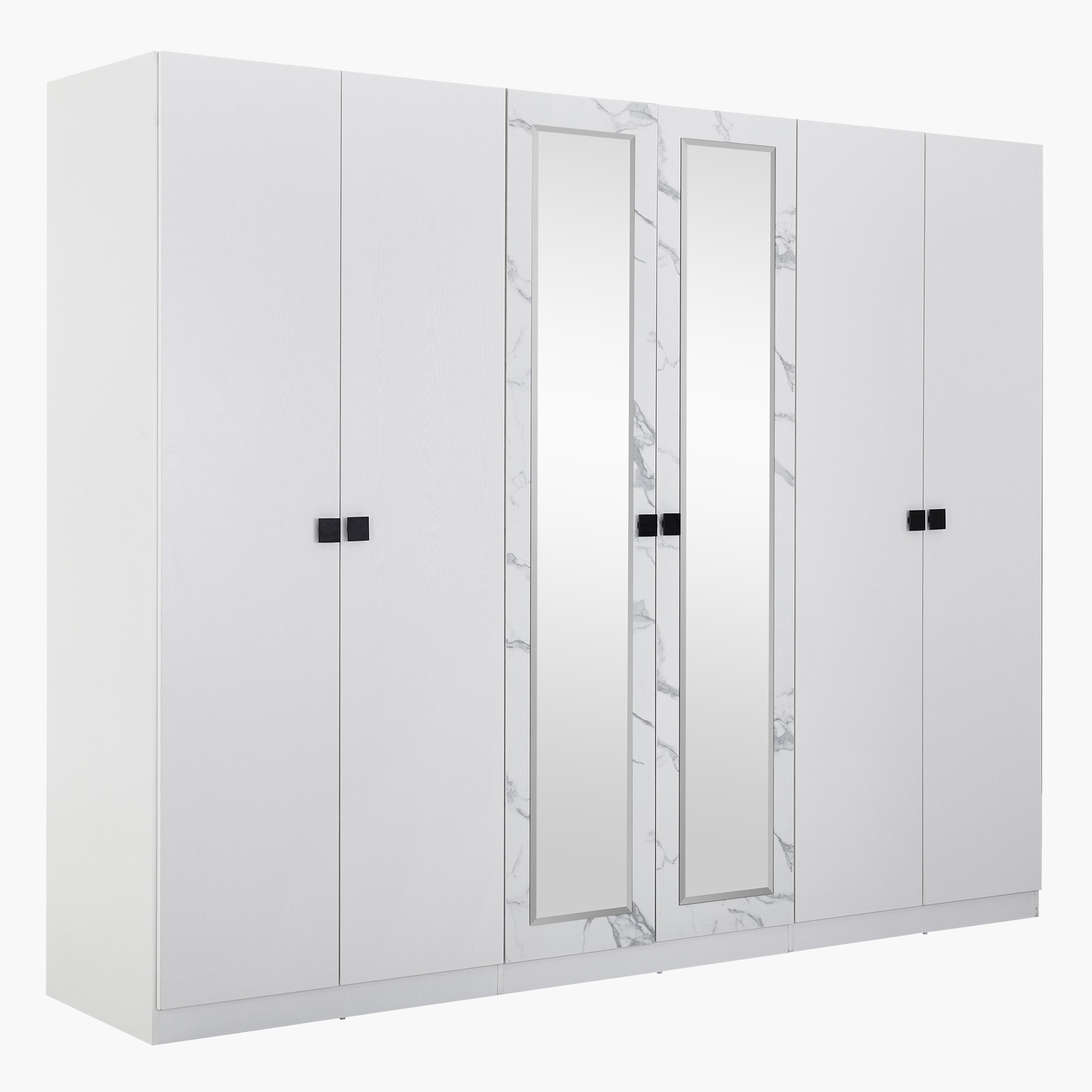 خزانة ملابس 6 أبواب بمرآتين من ماربيلا-hbxfurniture-wardrobes-image-1