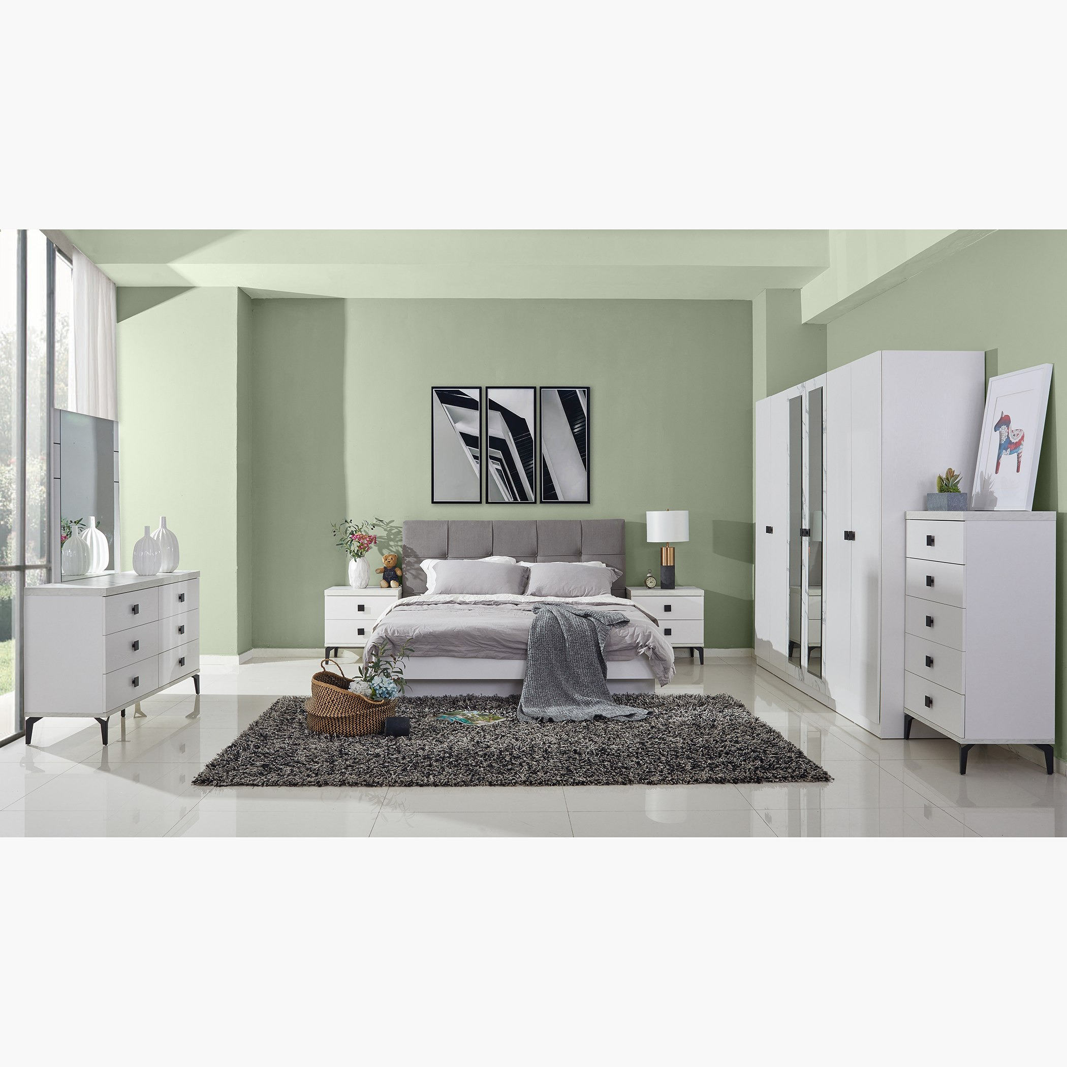 خزانة ملابس 6 أبواب بمرآتين من ماربيلا-hbxfurniture-wardrobes-image-7