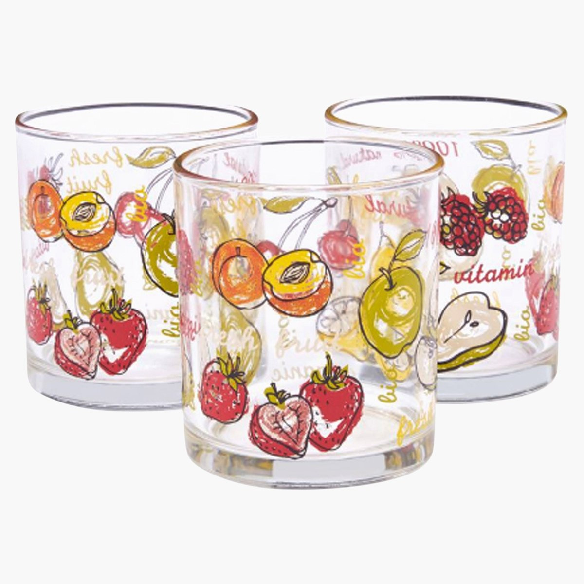أكواب قصيرة بطبعات من ديكوفر- طقم من 3 قطع-hbxhomeware-hbxkitchen-image-1