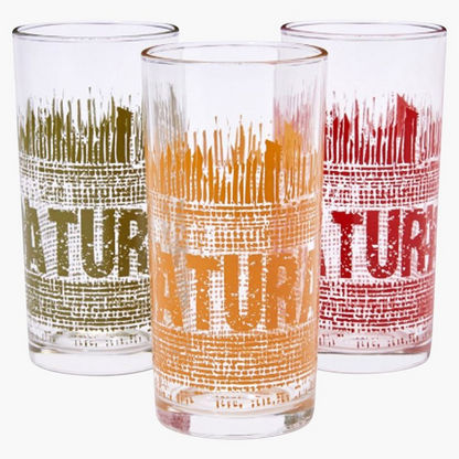 Decover Printed Glass - Set of 3