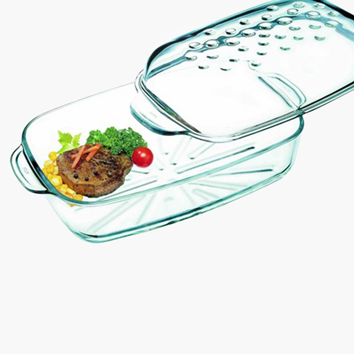 وعاء زجاجي بغطاء من سيماكس - 3.2 لتر-hbxkitchen-kitchenware-foodpreparation-image-2