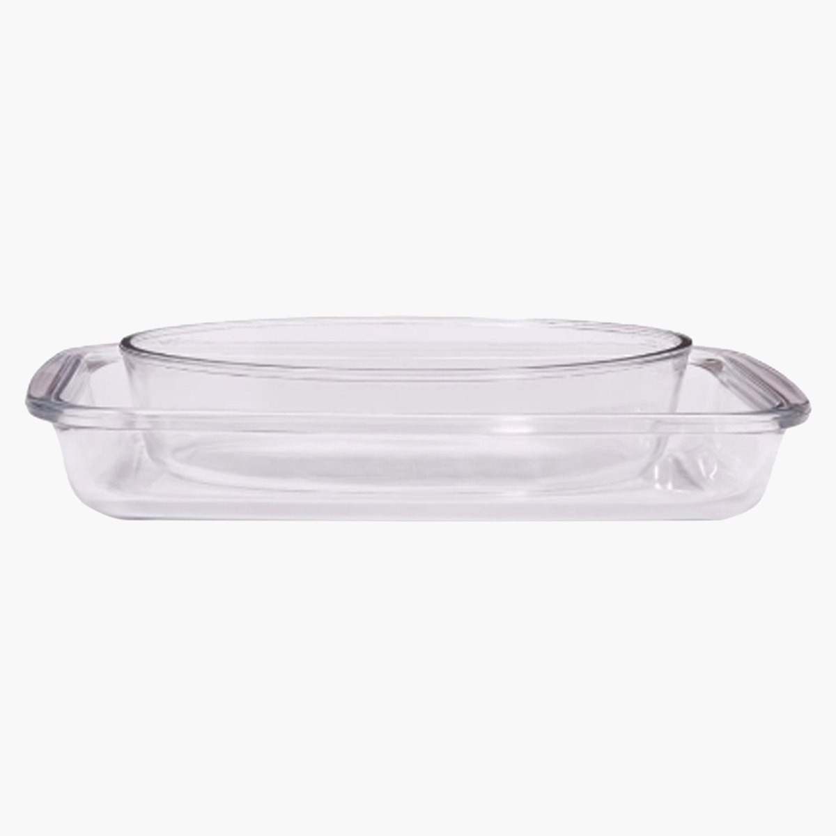 طقم صحن خبز زجاج قطعتين من مارينكس - 2.2 و1.6 لتر-hbxkitchen-bakeware-image-2
