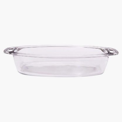 Marinex Oval Glass Baking Dish with Handles - 3.2 L