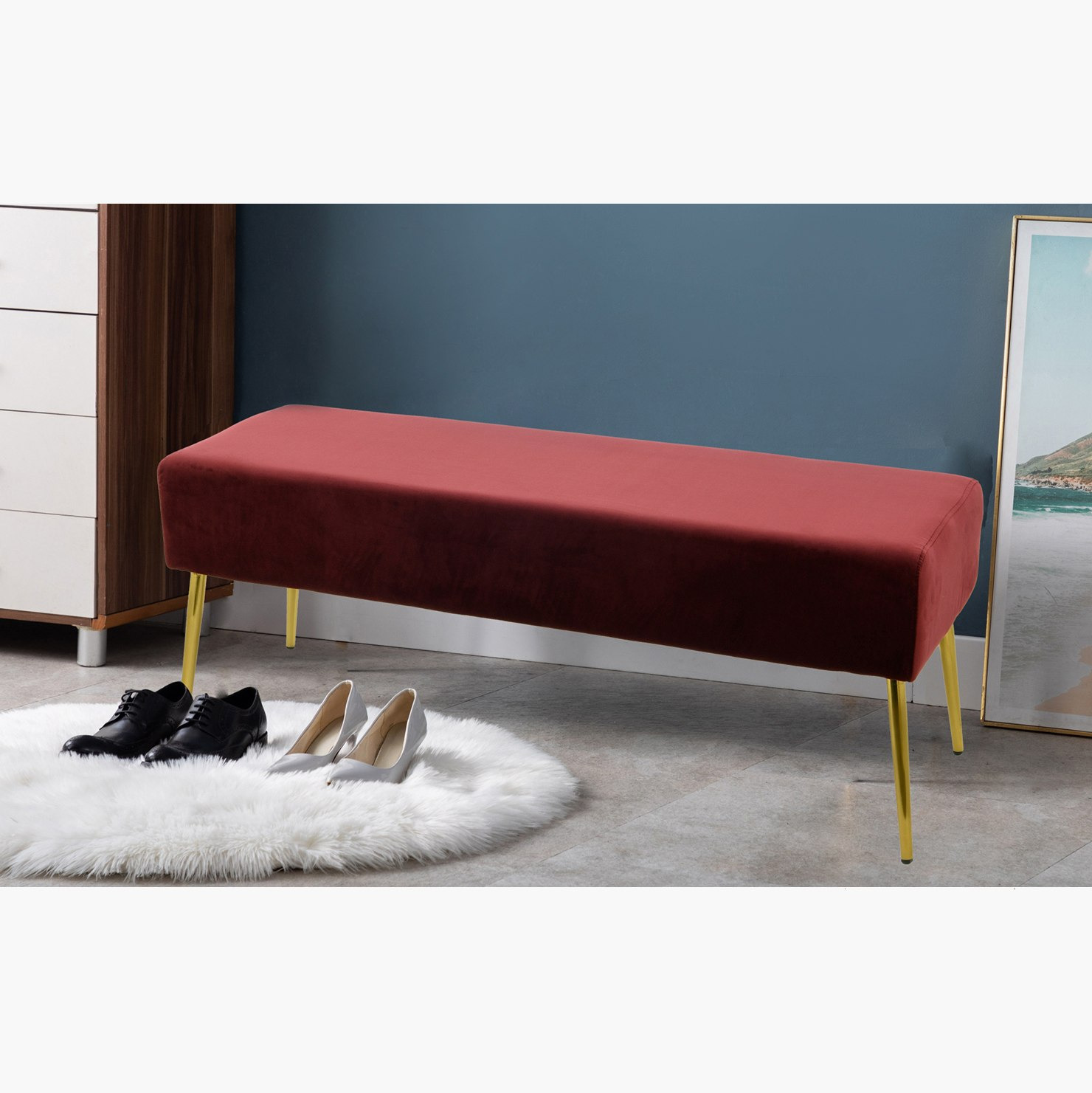 مقعد بنش سرير من سيليا-hbxfurniture-sofasandarmchairs-benches-image-1