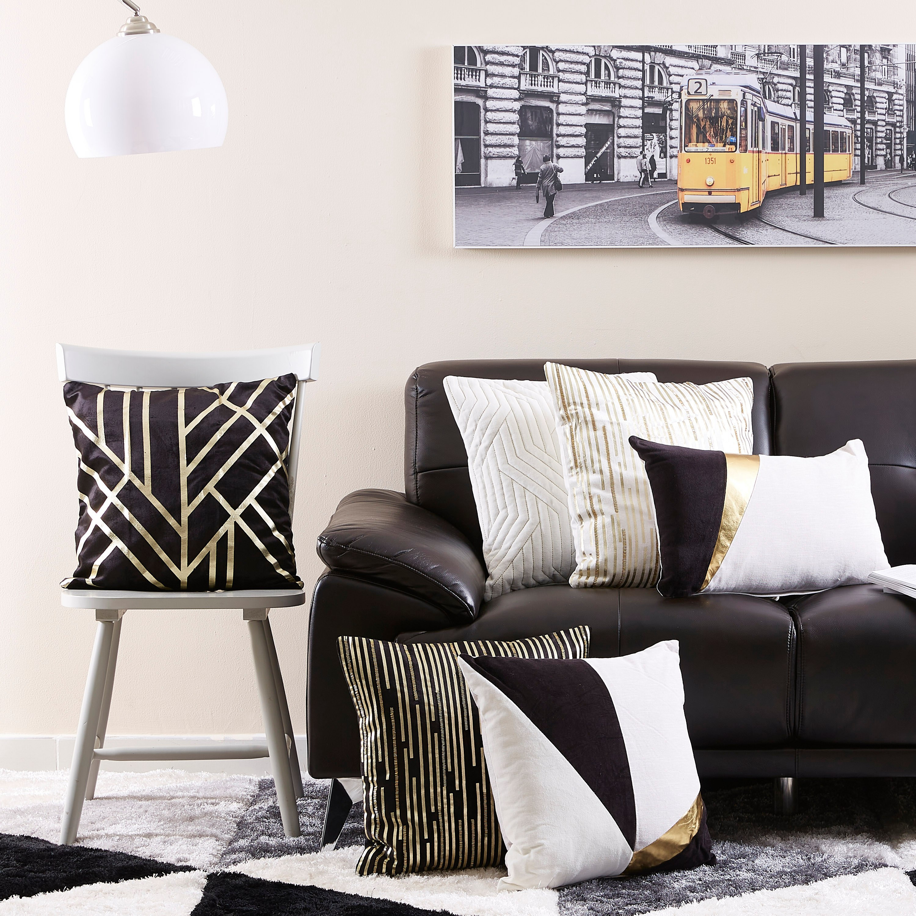 غطاء وسادة مخملي وطبعات فويل من أرتديكو لاكس- 45x45 سم-hbxhomeware-cushionsandcovers-cushioncovers-image-3