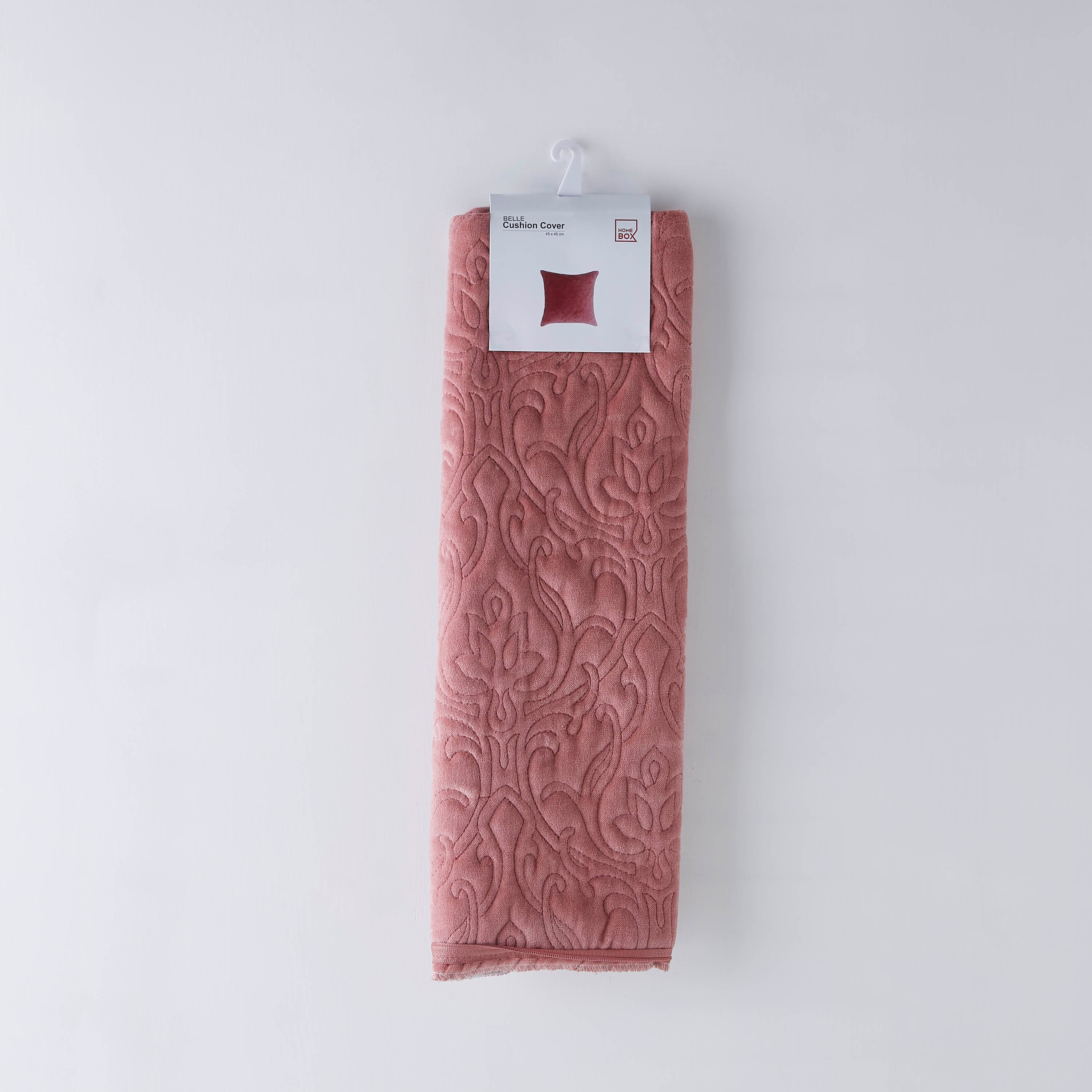 غطاء وسادة قطني مخملي بتصميم مبطّن من بوتيك بيل- 45x45 سم-hbxhomeware-cushionsandcovers-cushioncovers-image-4