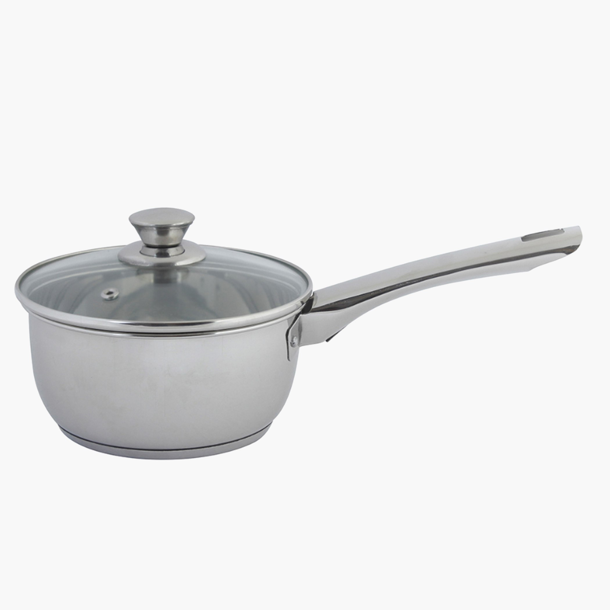 Stilo Stainless Steel Induction Saucepan with Glass Lid - 2.2 L-hbxkitchen-kitchenware-foodpreparation-image-3
