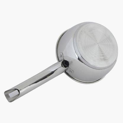 Stilo Stainless Steel Induction Saucepan with Glass Lid - 2.2 L