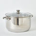 Stilo Stainless Steel Induction Casserole with Glass Lid - 10 L-Cookware-thumbnailMobile-5