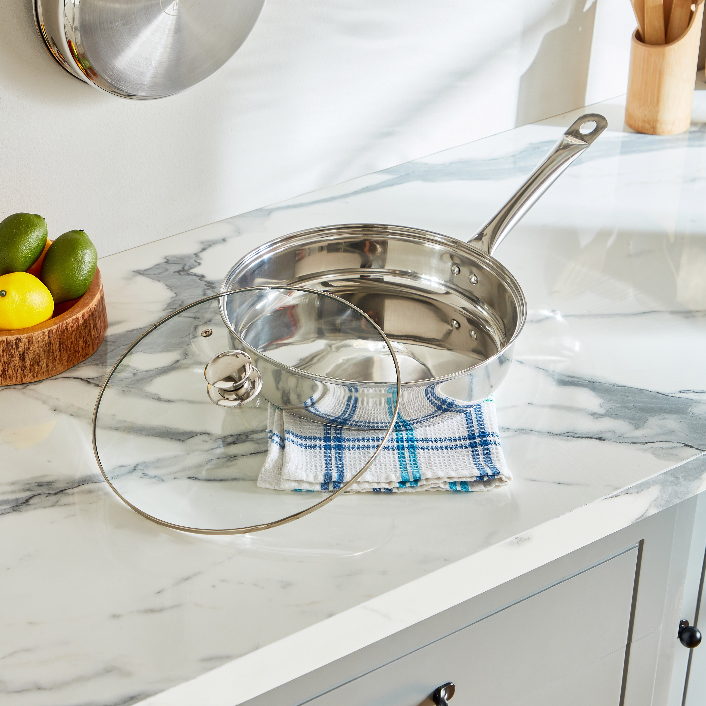 مقلاة ستانليس ستيل بقاعدة حث من ستيلو - 28 سم-hbxkitchen-kitchenware-foodpreparation-image-2