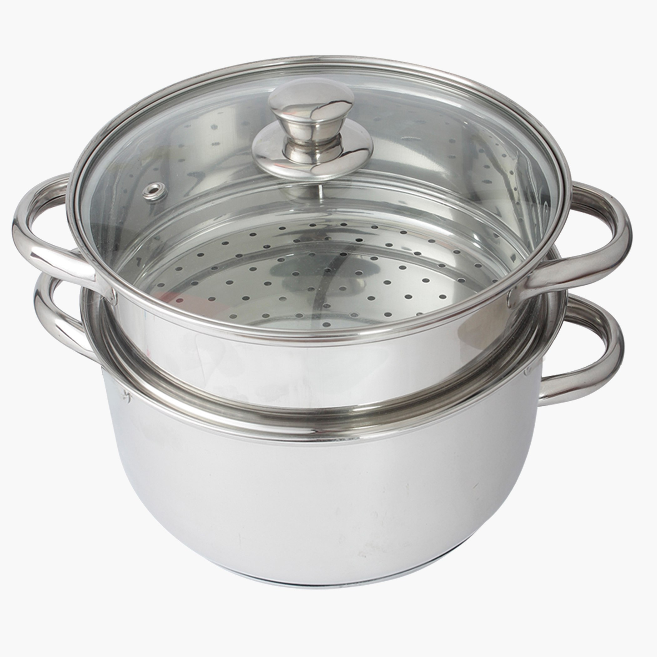 Stilo Stainless Steel 2-Tier Steamer - 20 cm-hbxkitchen-kitchenware-foodpreparation-image-2
