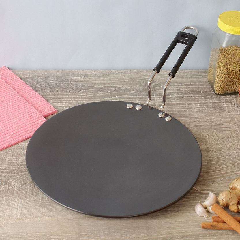 Hard Anodised Concave Tawa - 25 cm-Cookware-image-0