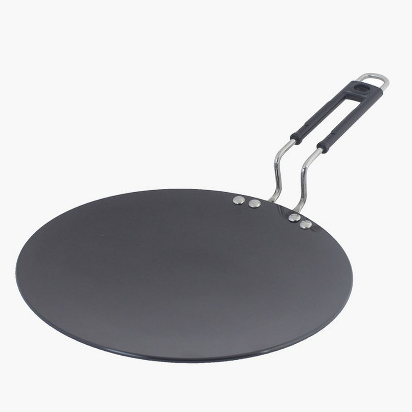 Hard Anodised Concave Tawa - 25 cm-Cookware-image-1