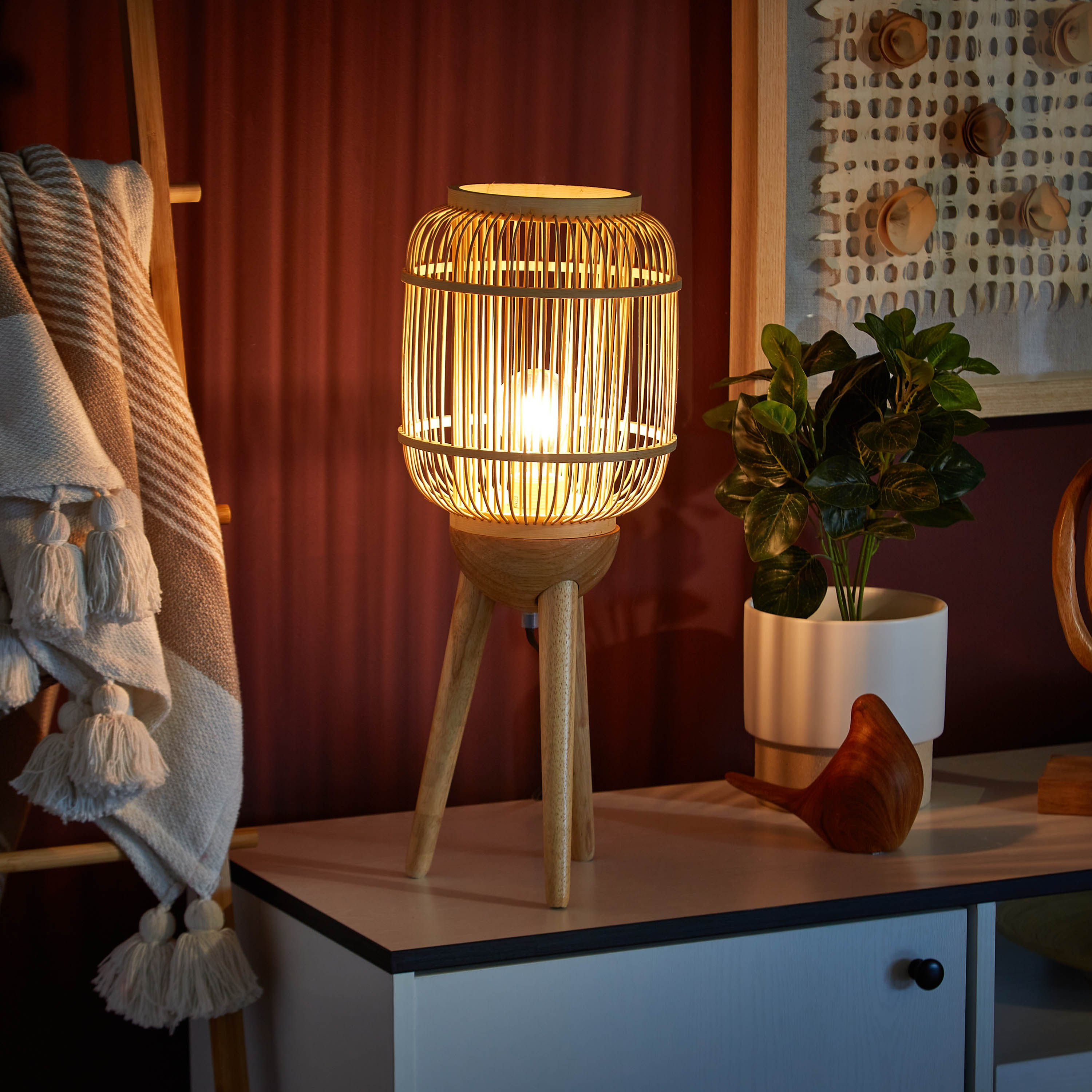 مصباح طاولة خيزران من ويفز - 47 سم-hbxlivingroom-lighting-tablelamps-image-2