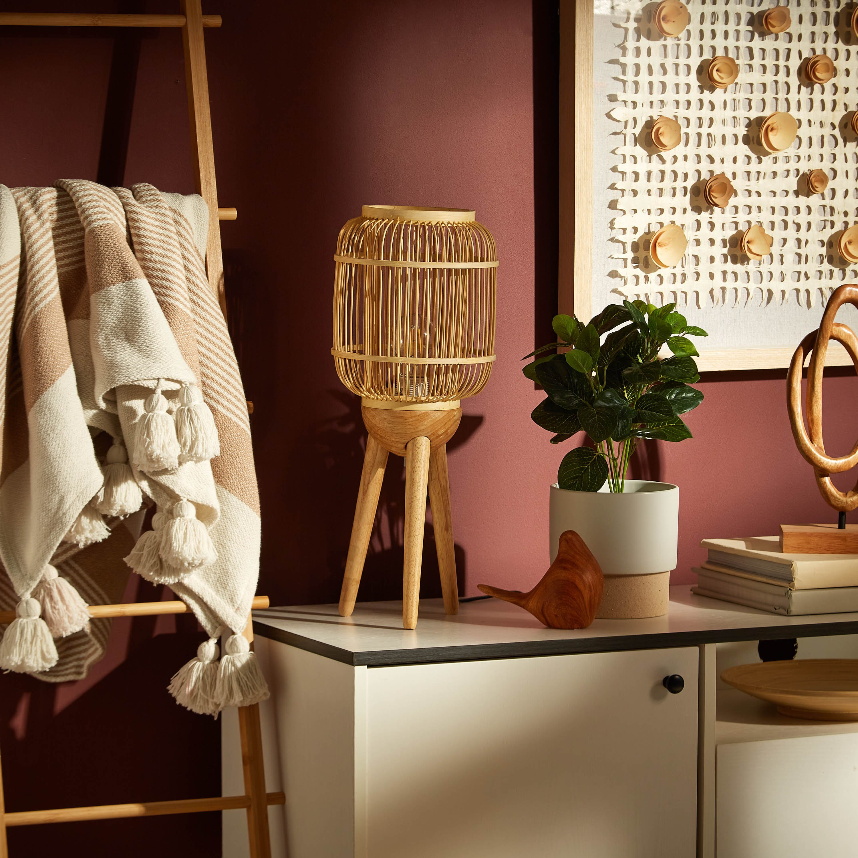 مصباح طاولة خيزران من ويفز - 47 سم-hbxlivingroom-lighting-tablelamps-image-4