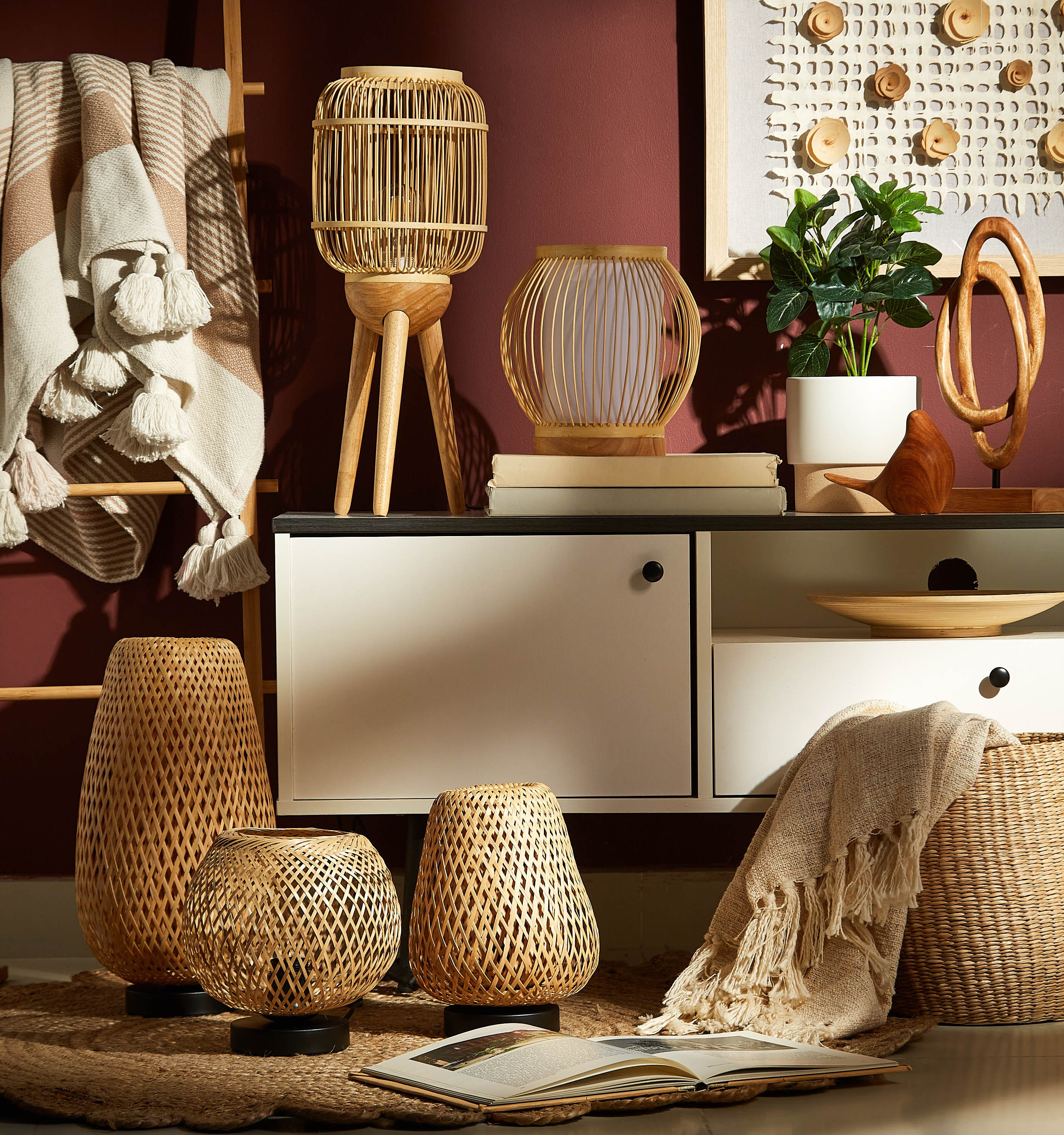 مصباح طاولة خيزران من ويفز - 47 سم-hbxlivingroom-lighting-tablelamps-image-5