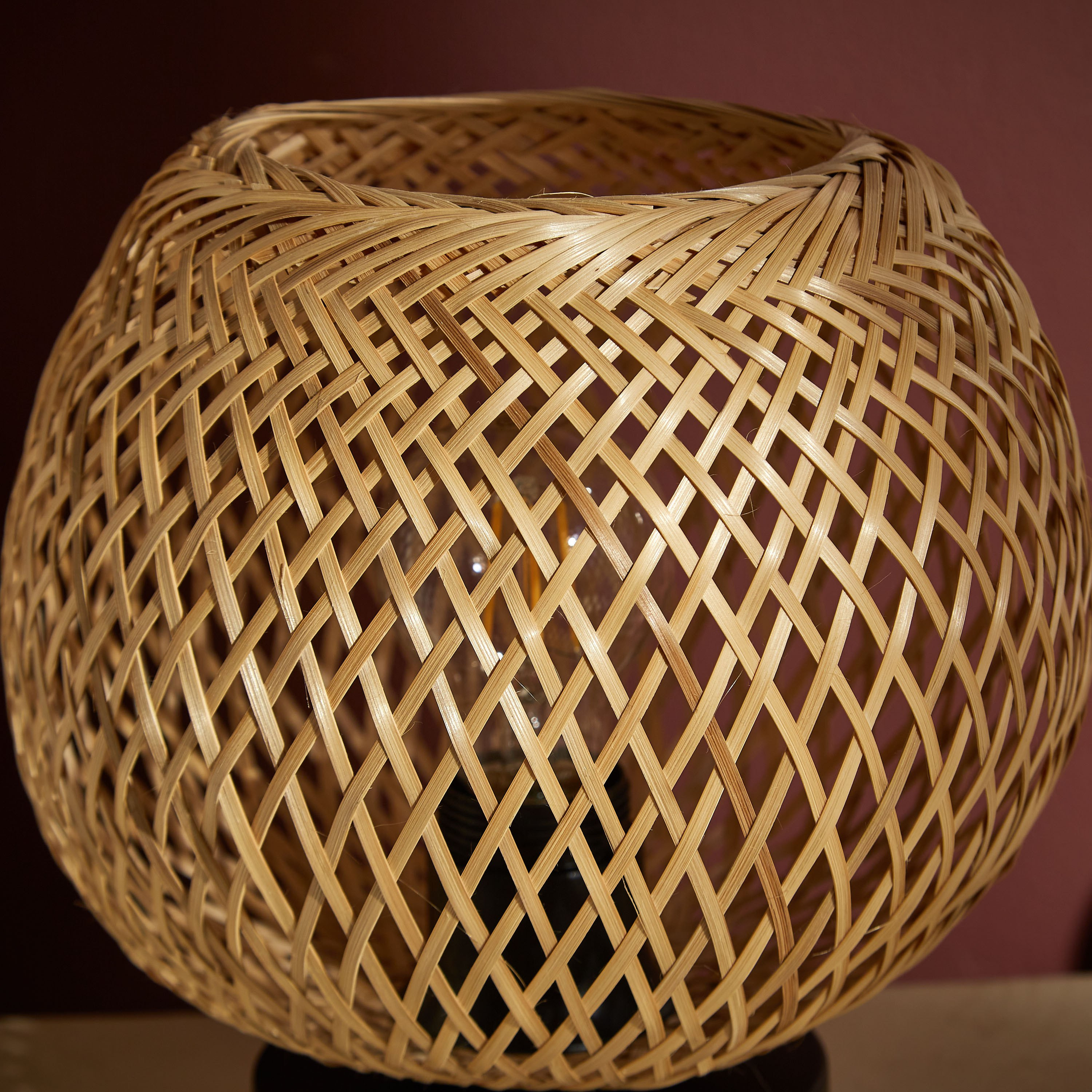 مصباح طاولة خيزران من ويفز - 23 سم-hbxlivingroom-lighting-tablelamps-image-3