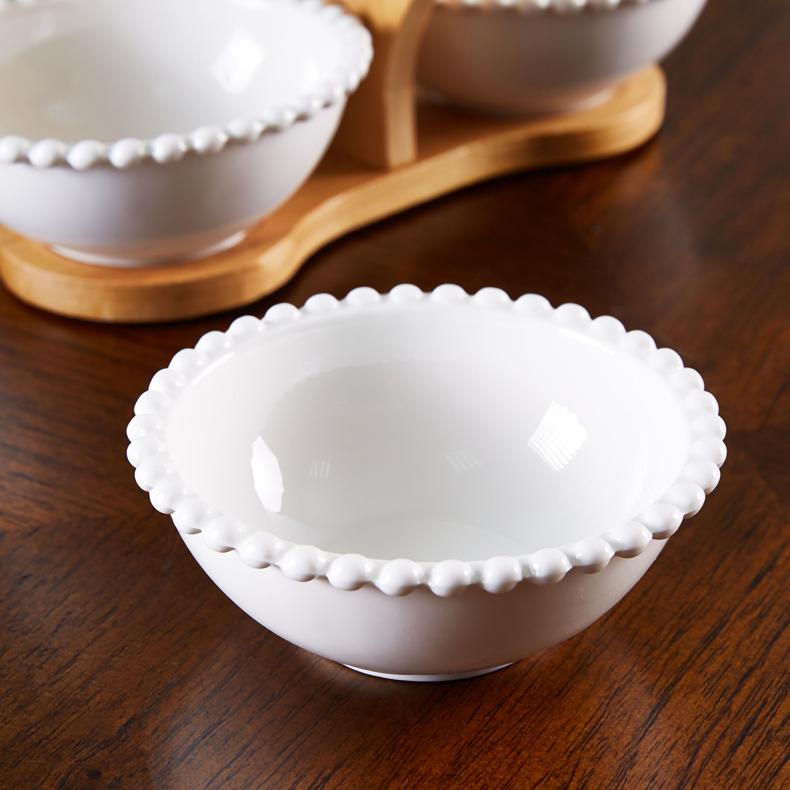 طقم أوعية تقديم بطابقين وحامل خشبي من أوكايجن-hbxdecorandfurnishings-tabletop-serveware-image-3