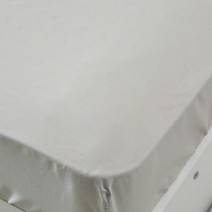 Bristol Solid Polycotton Single Fitted Sheet - 90x200 cms