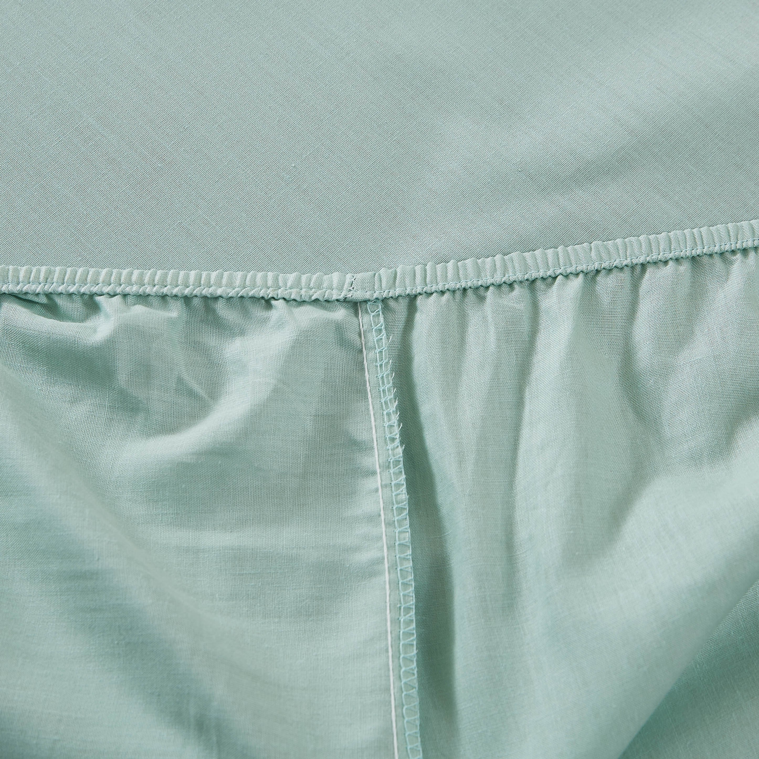 شرشف مطّاطي مقاس كينج بولي قطن سادة من بريستول - 180x200 سم-hbxhomeware-hbxbedroom-image-4