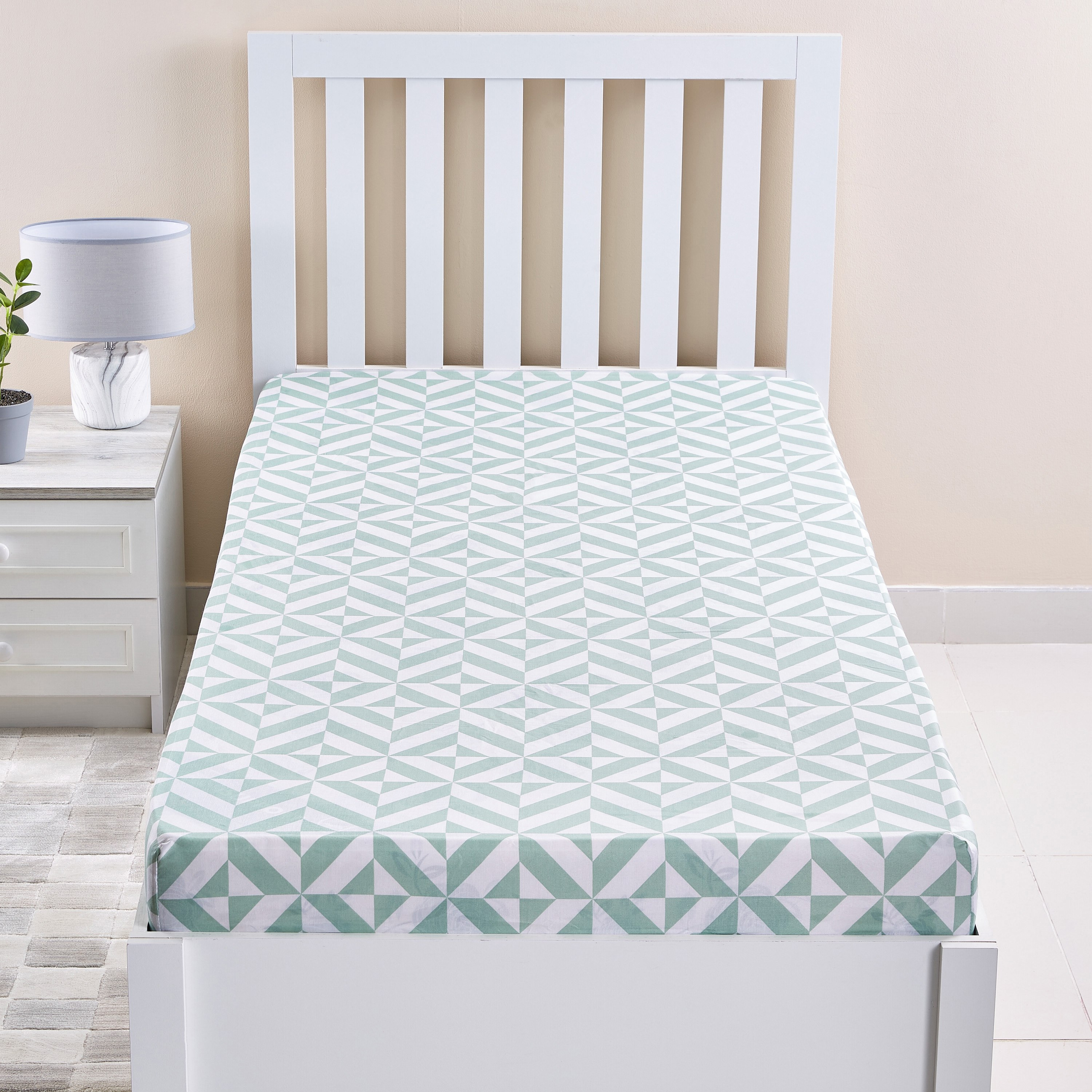 شرشف مطّاطي فردي بولي قطن من أتلانتا جيد- 90x200 سم-hbxhomeware-hbxbedroom-image-2