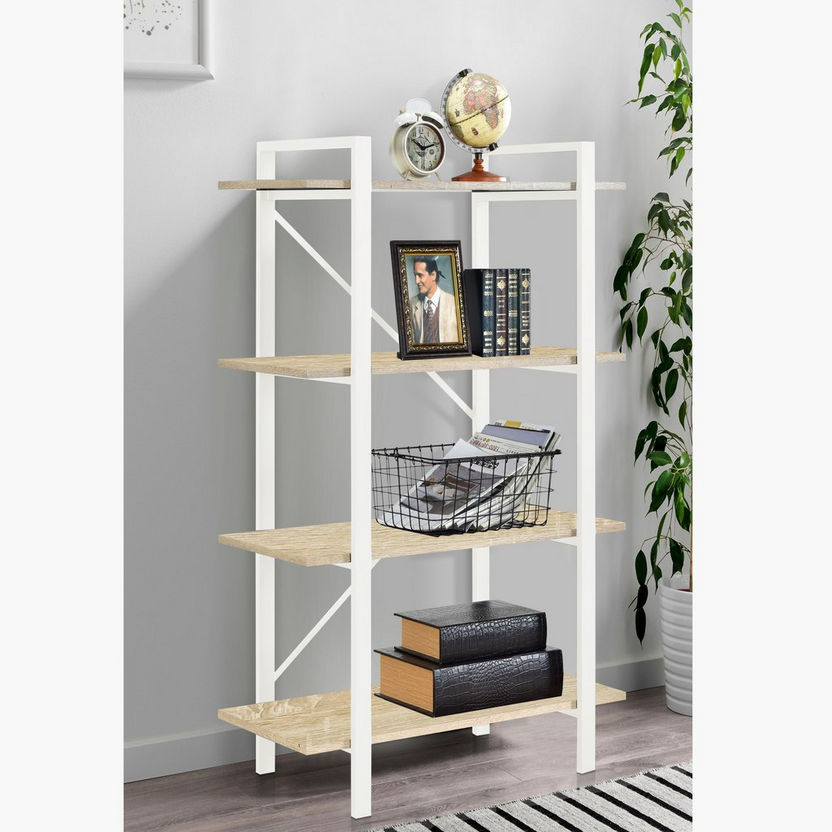 Lucas Bookcase with Shelves-Book Cases-image-0