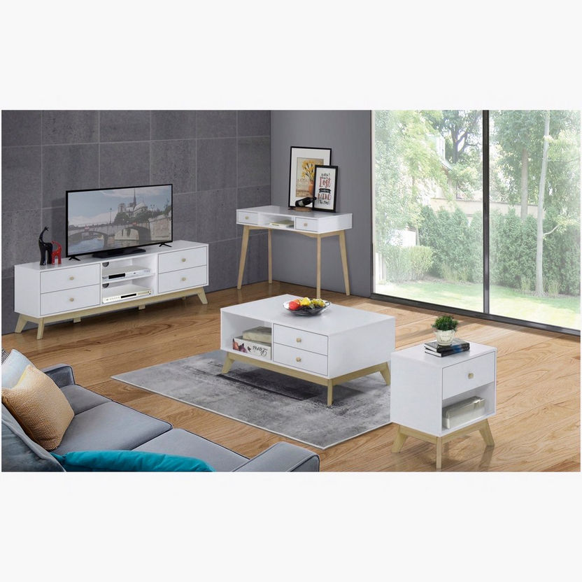 Sweden Sofa Table/Desk with 2-Drawers-Console Tables-image-4