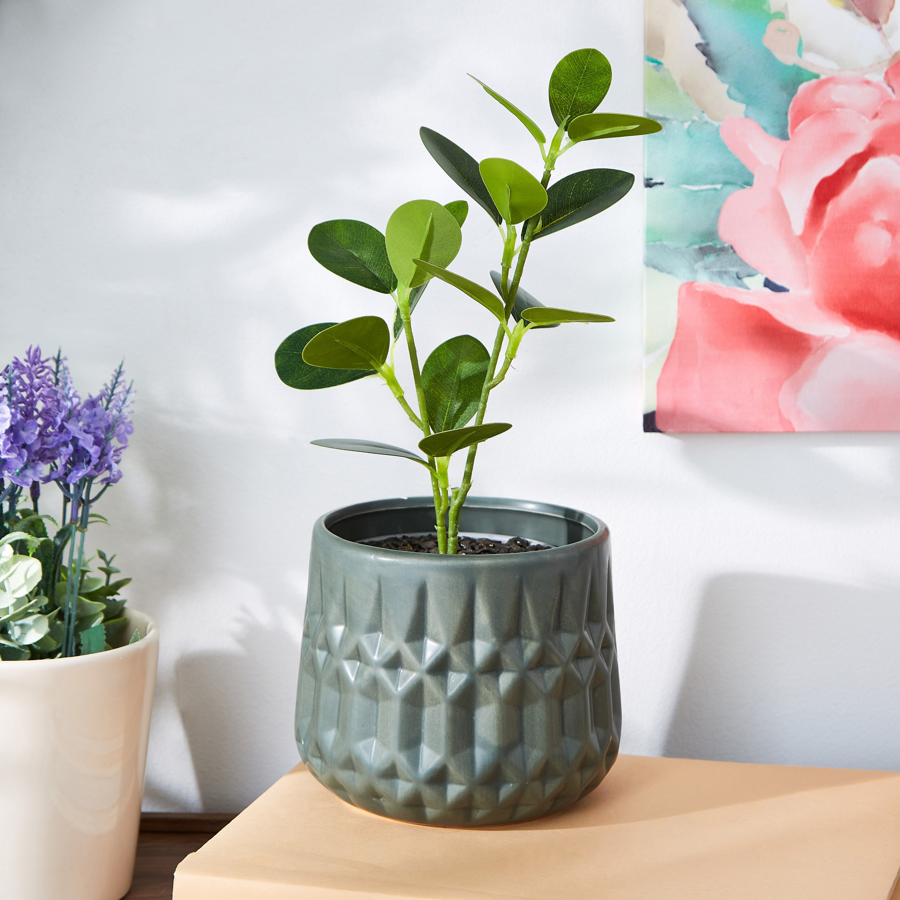 Ciara Diamond Textured Ceramic Planter-PROMO_HB_AE_B1G1_250925-image-2