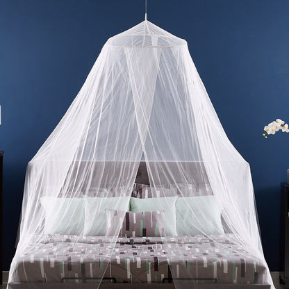 Nile Round Hoop Net Bed Canopy - 70x244 cms