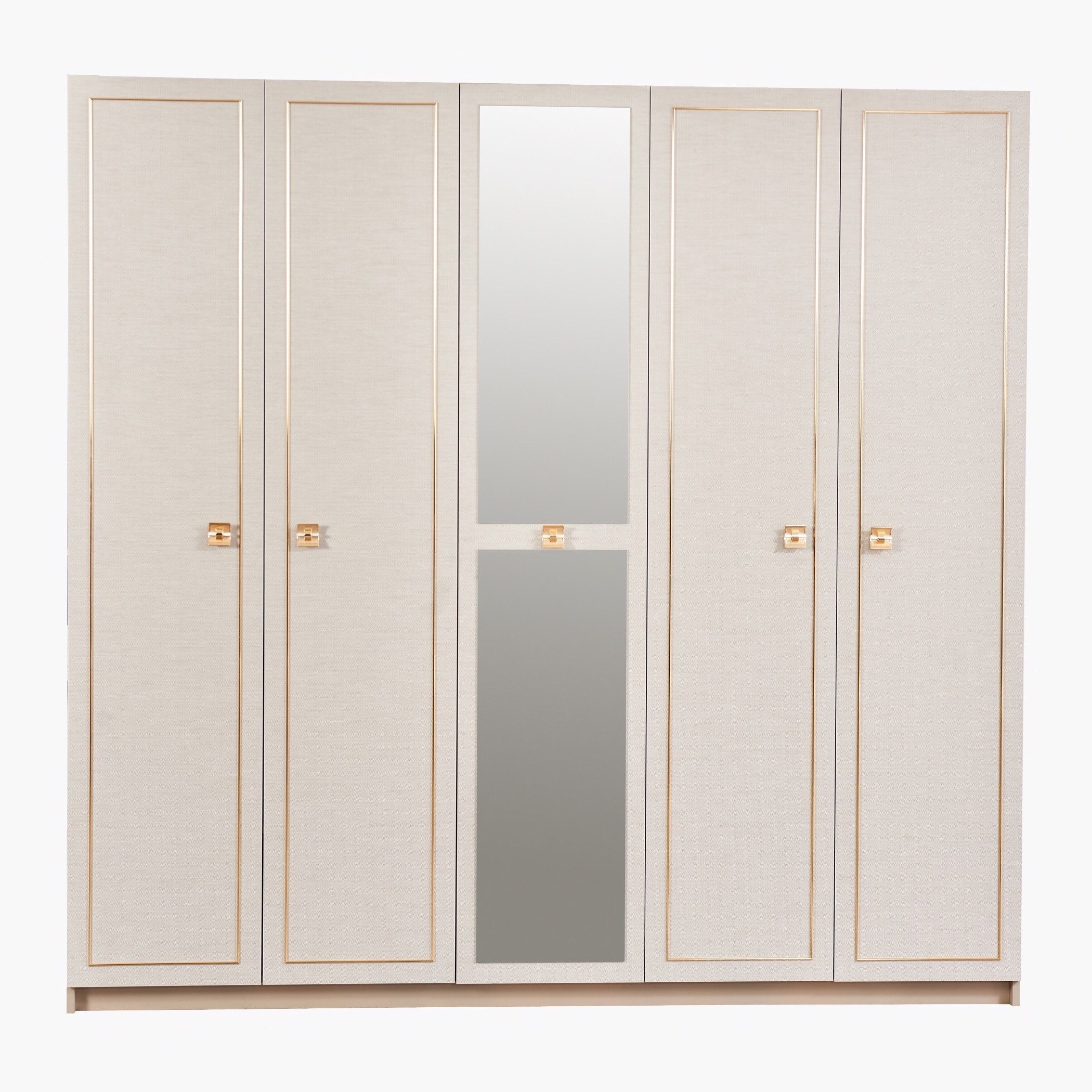 خزانة ملابس 5 أبواب بمرآة من سيَانا-hbxfurniture-wardrobes-image-3