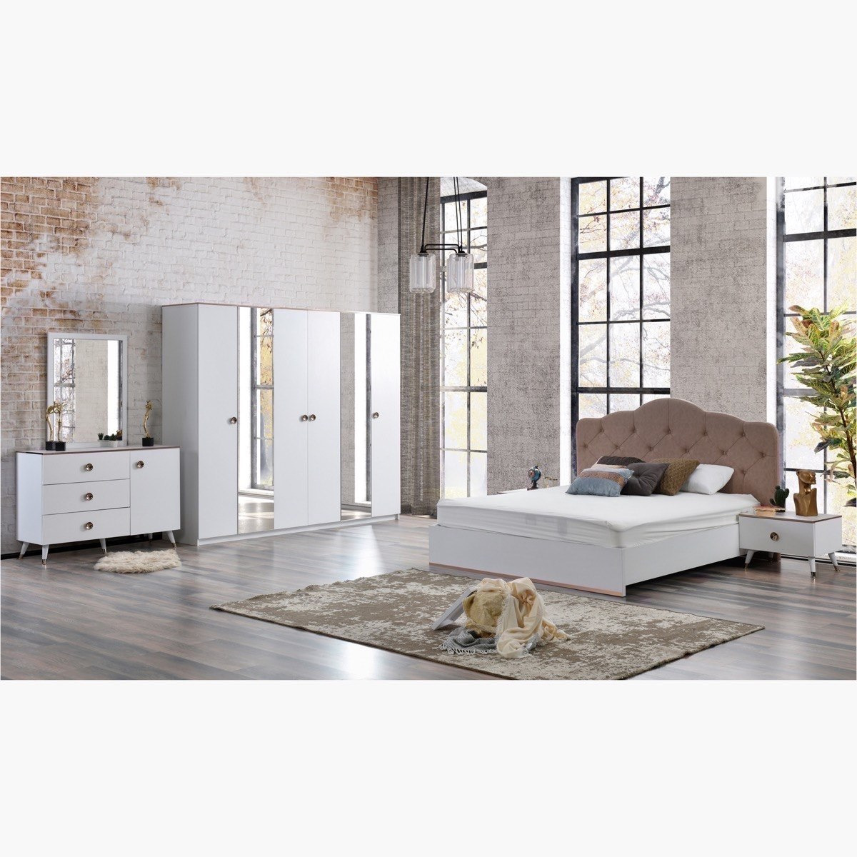 خزانة ملابس 6 أبواب بمرآتين من روشيل-hbxfurniture-wardrobes-image-7