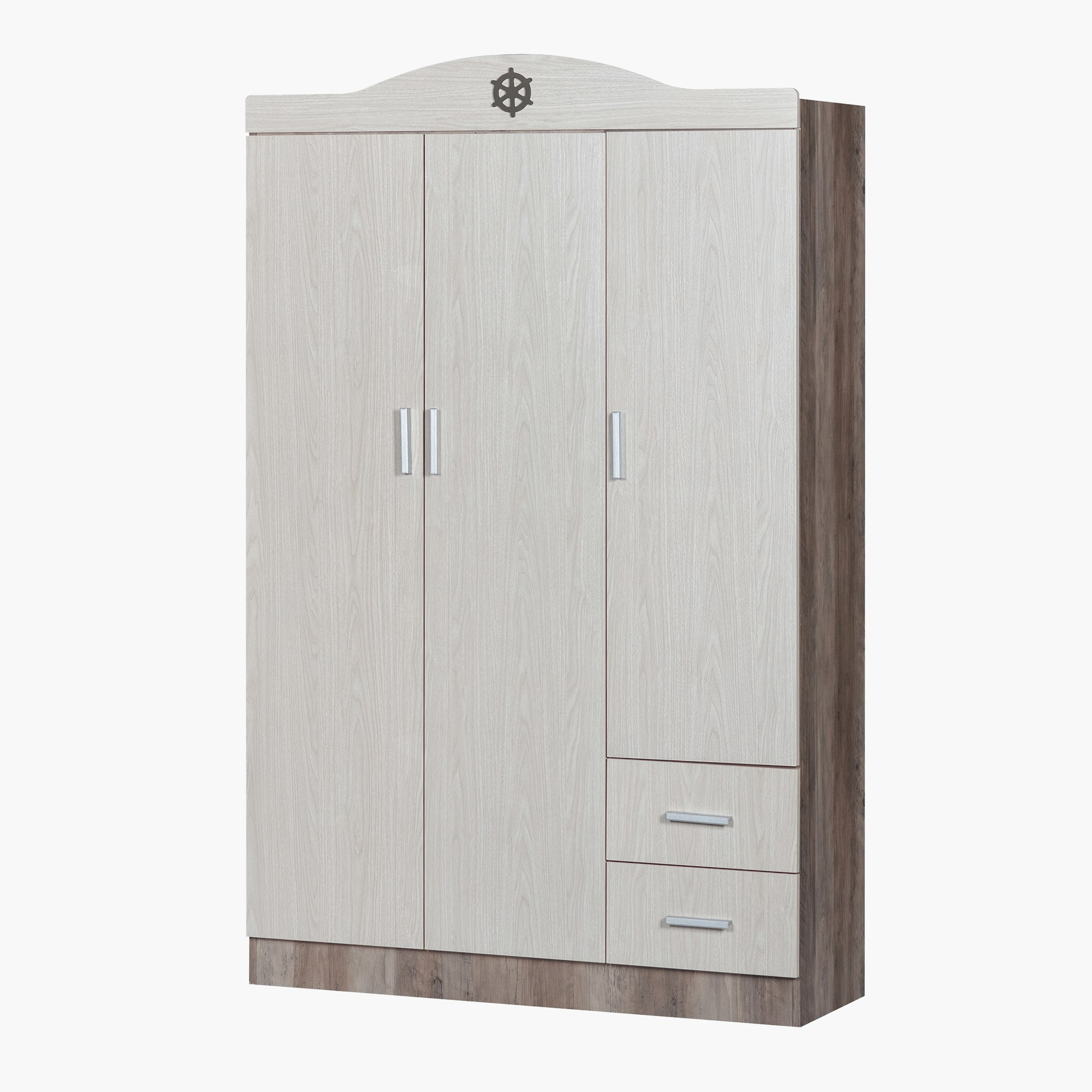 خزانة ملابس 3 أبواب ودرجين من سيلور-hbxfurniture-wardrobes-image-3