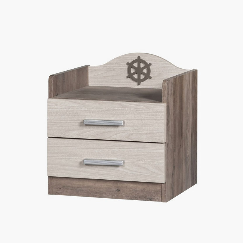 Sailor 2-Drawer Nightstand-Night Stands-image-2