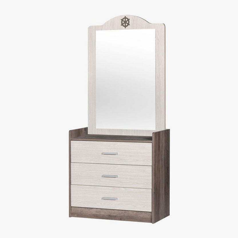 Sailor Mirror without 3-Drawer Dresser-Dressers and Mirrors-image-3