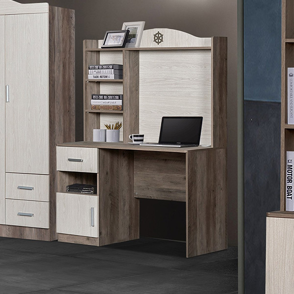 مكتب دراسة مع خزانة من سيلور-hbxfurniture-office-desks-image-1
