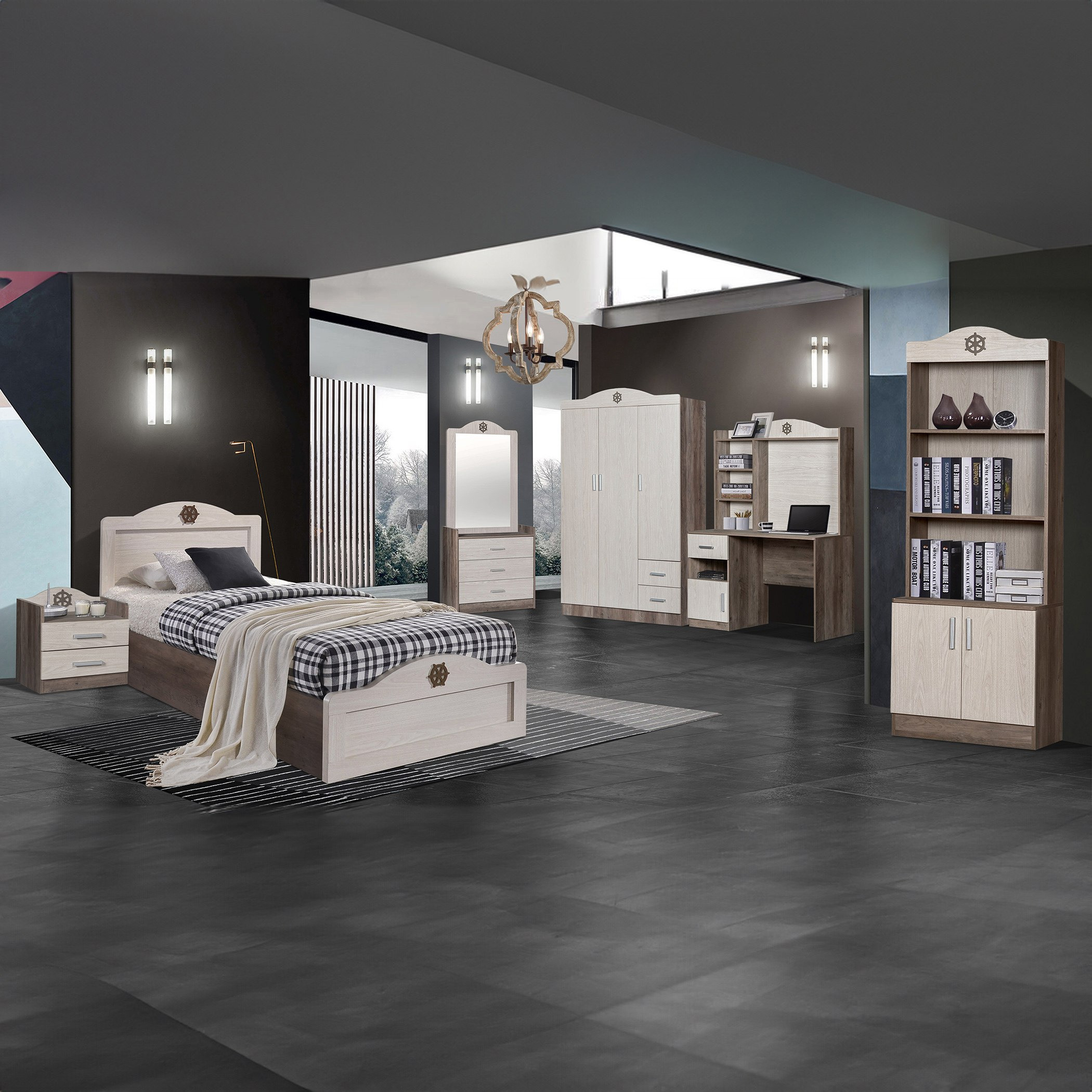 خزانة كتب ببابين من سيلور-hbxfurniture-office-bookcases-image-5