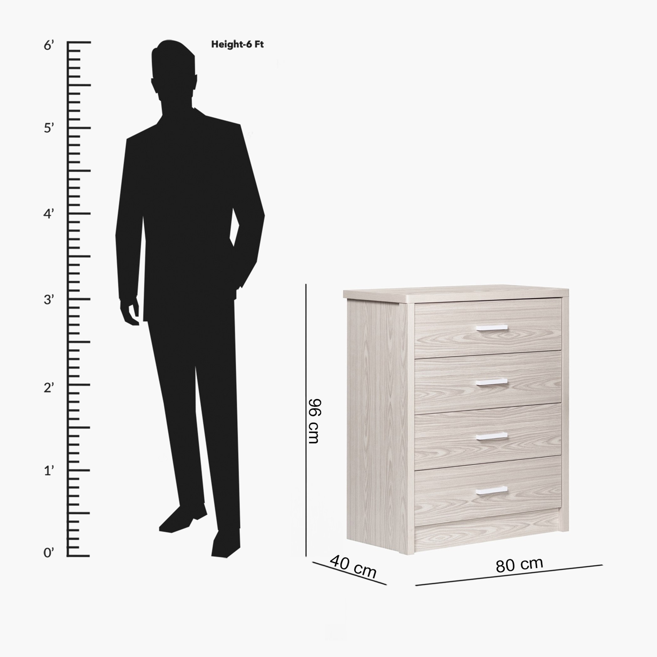 وحدة تخزين بـ4 أدراج من فانكوفر-hbxfurniture-dressersandchests-chestofdrawers-image-10
