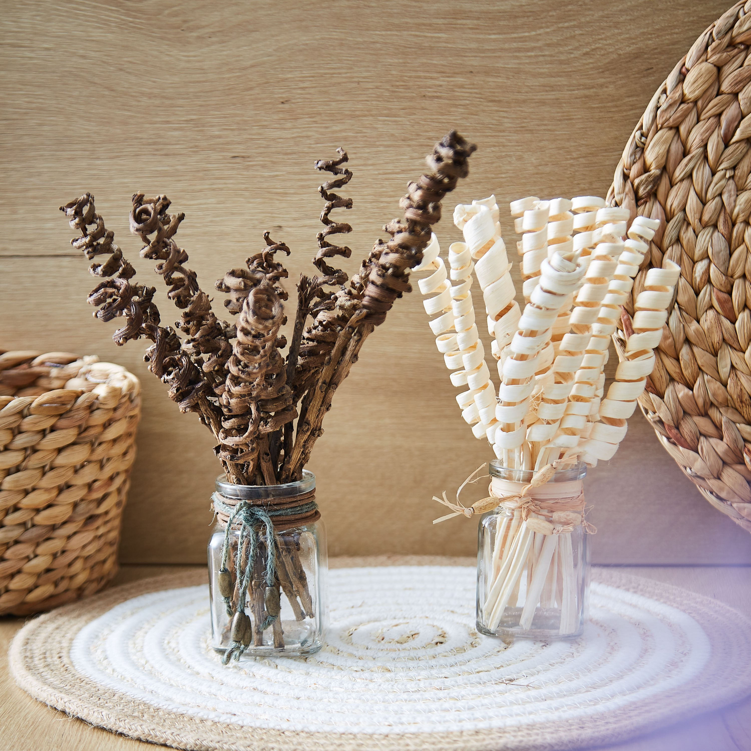 هارفست مجفف في إصيص زجاجي من إتنا - 22 سم-hbxdecorandfurnishings-homeaccessories-artificialflowersandplants-image-3