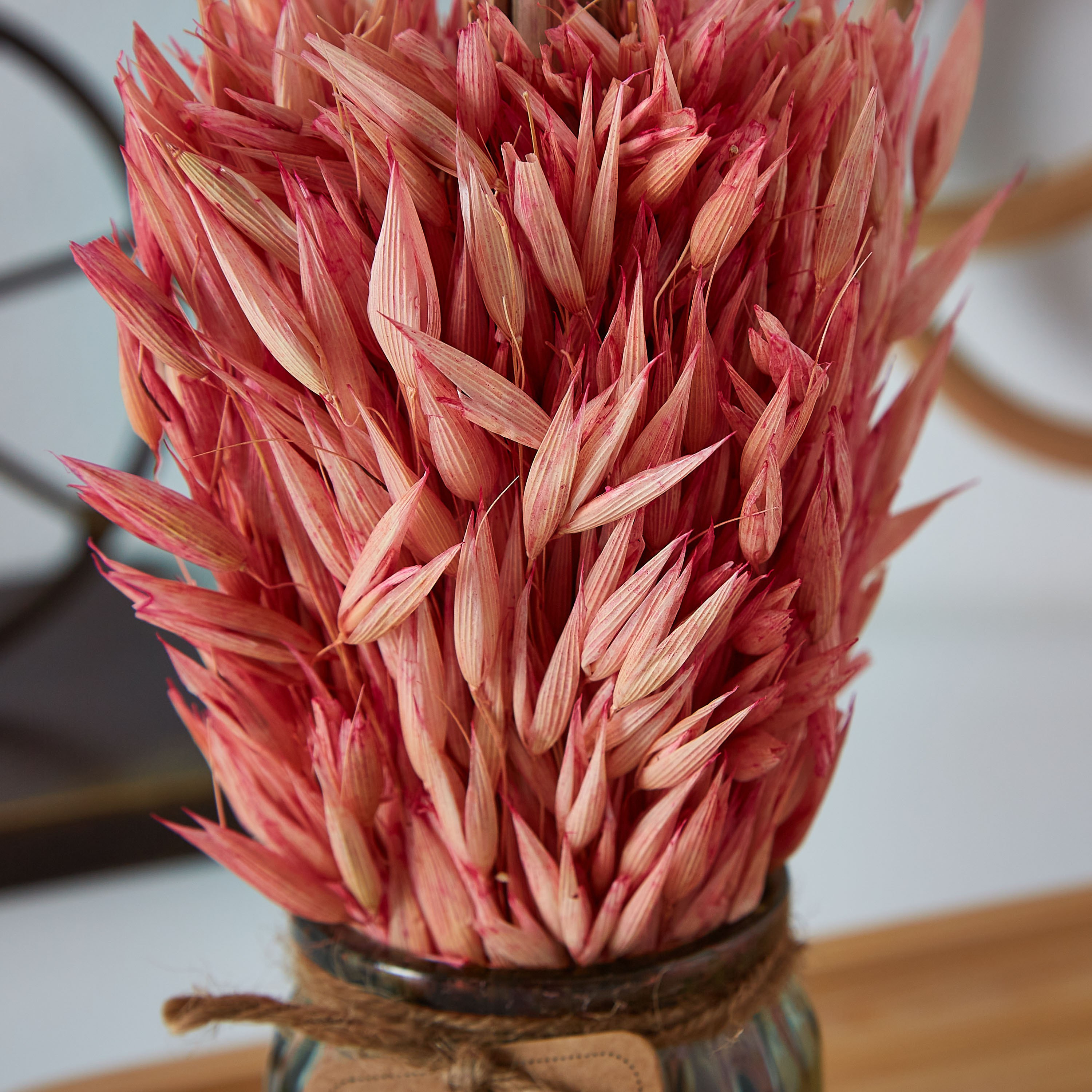 تشكيلة عشب توليب مجفّفة في إصيص زجاجي من إتنا - 18 سم-hbxdecorandfurnishings-homeaccessories-artificialflowersandplants-image-2