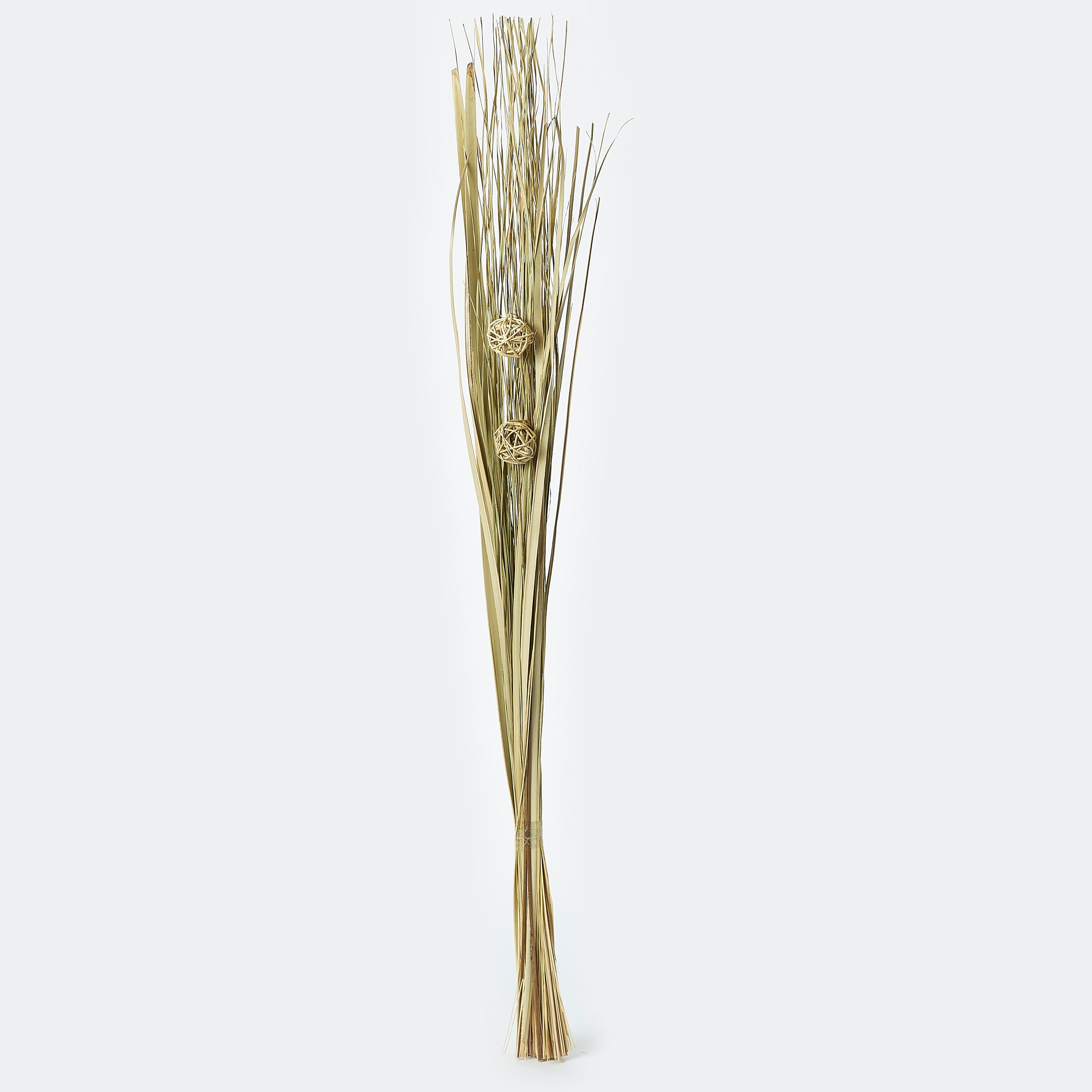 أعواد زينة رفيعة بالكرات والعشب من إتنا - 100 سم-hbxdecorandfurnishings-homeaccessories-artificialflowersandplants-image-5